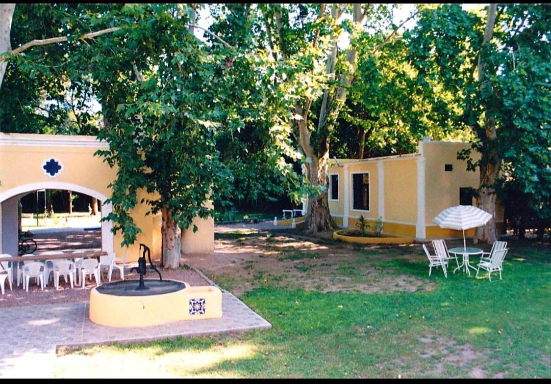 outdoor BBQ area