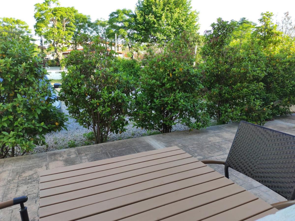 outdoor BBQ area