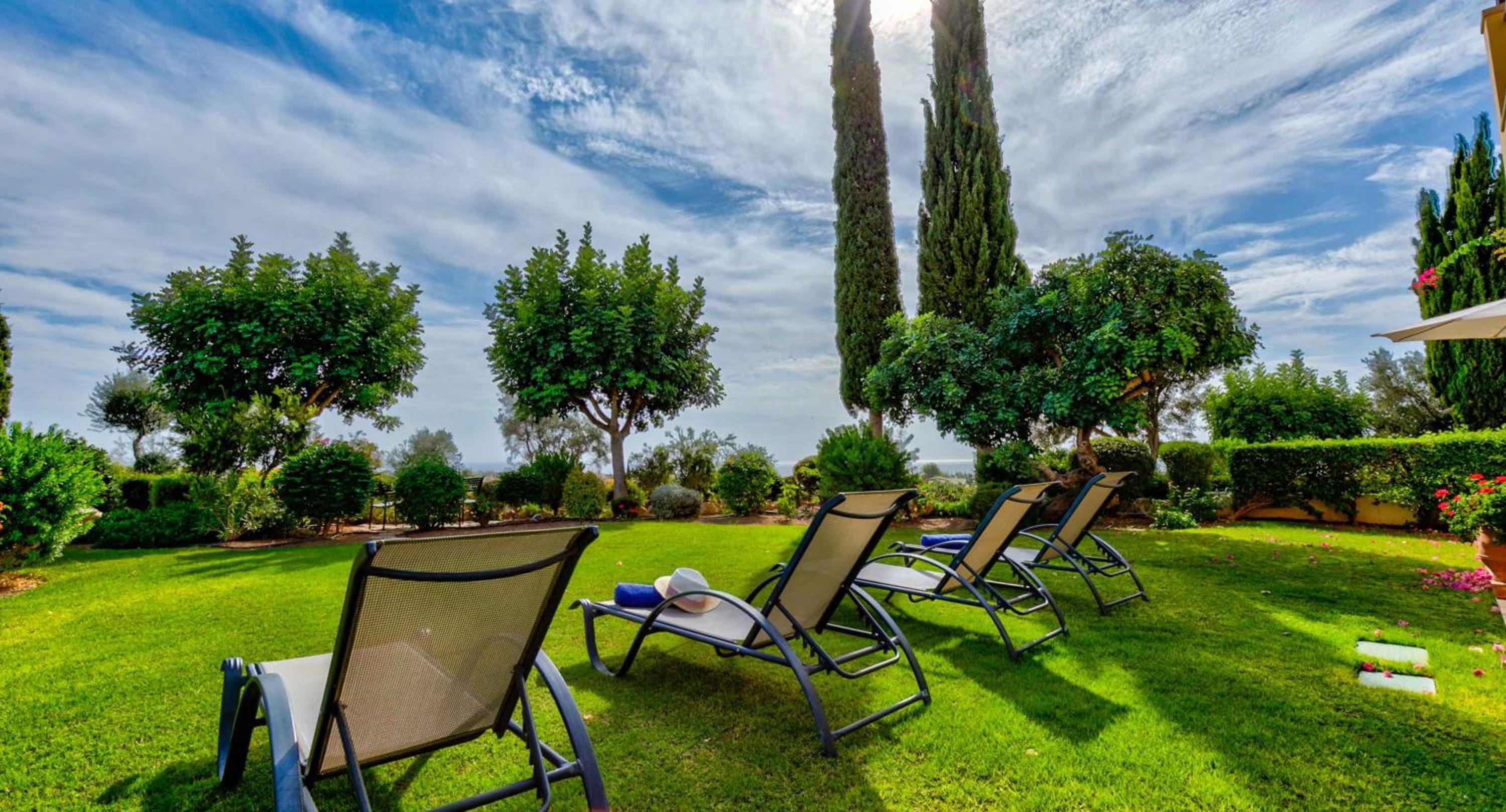 Ground floor apartment with golf and sea views - Roudias, Aphrodite Hills Resort view 2