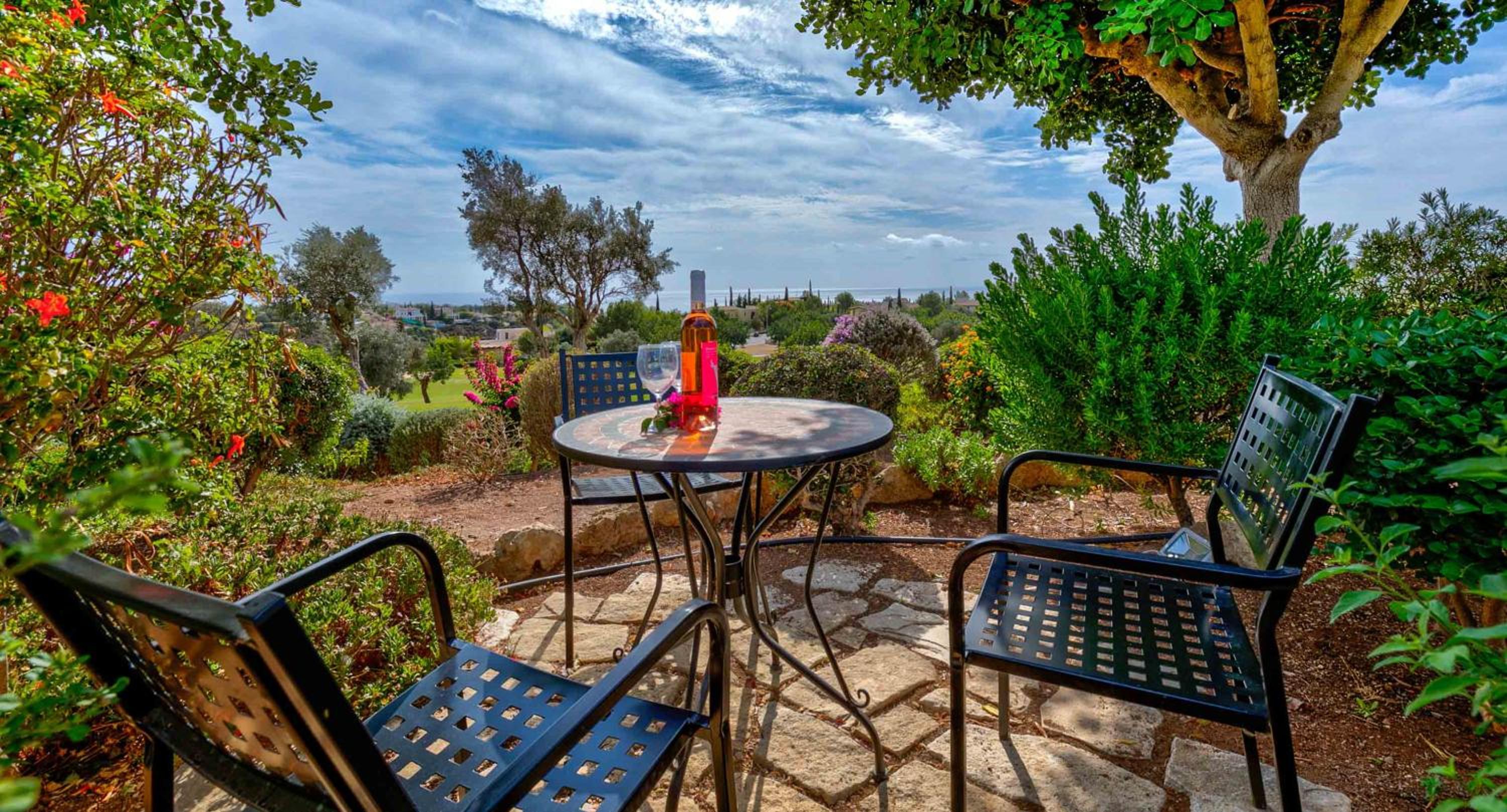 Ground floor apartment with golf and sea views - Roudias, Aphrodite Hills Resort view 3