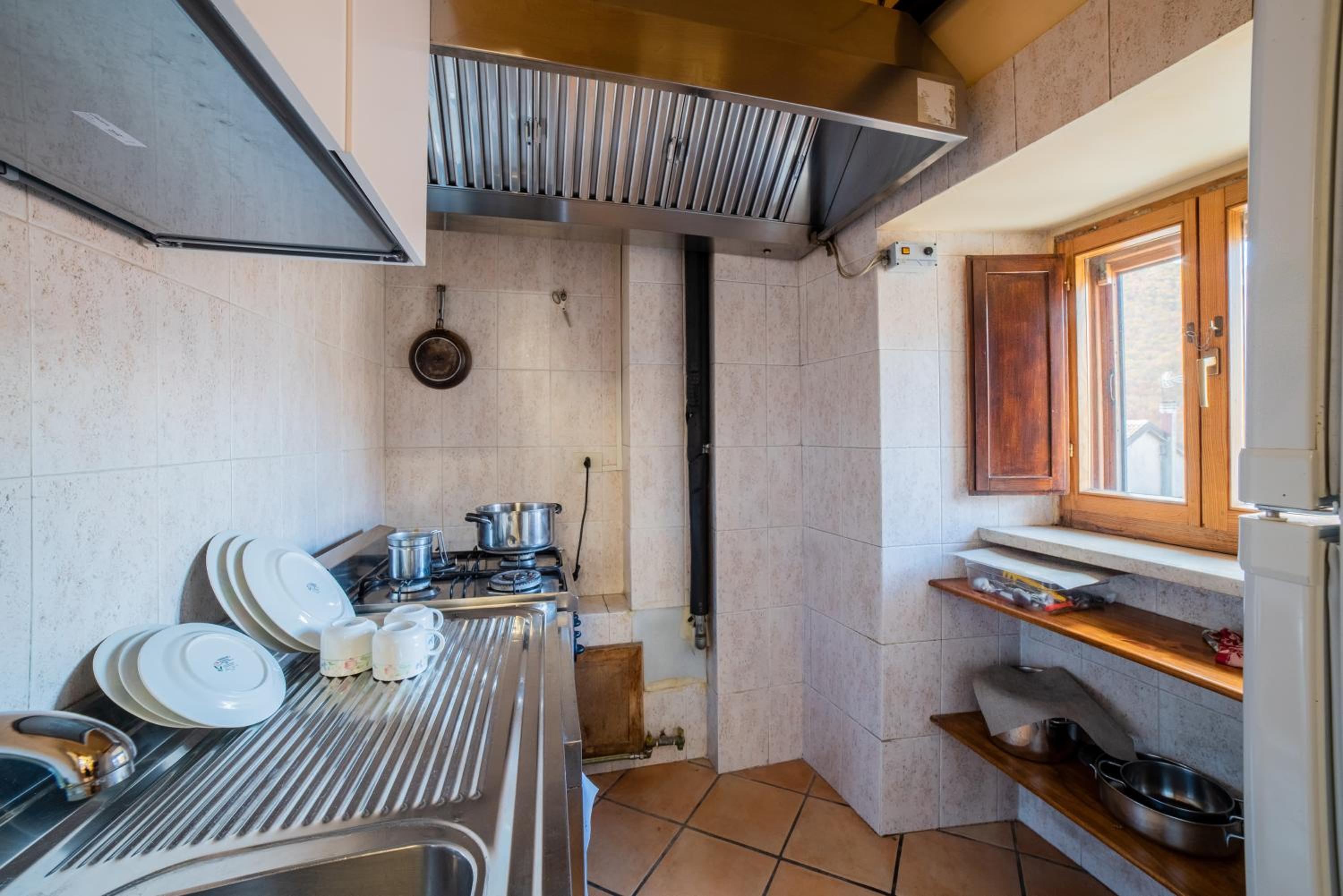 outdoor BBQ area
