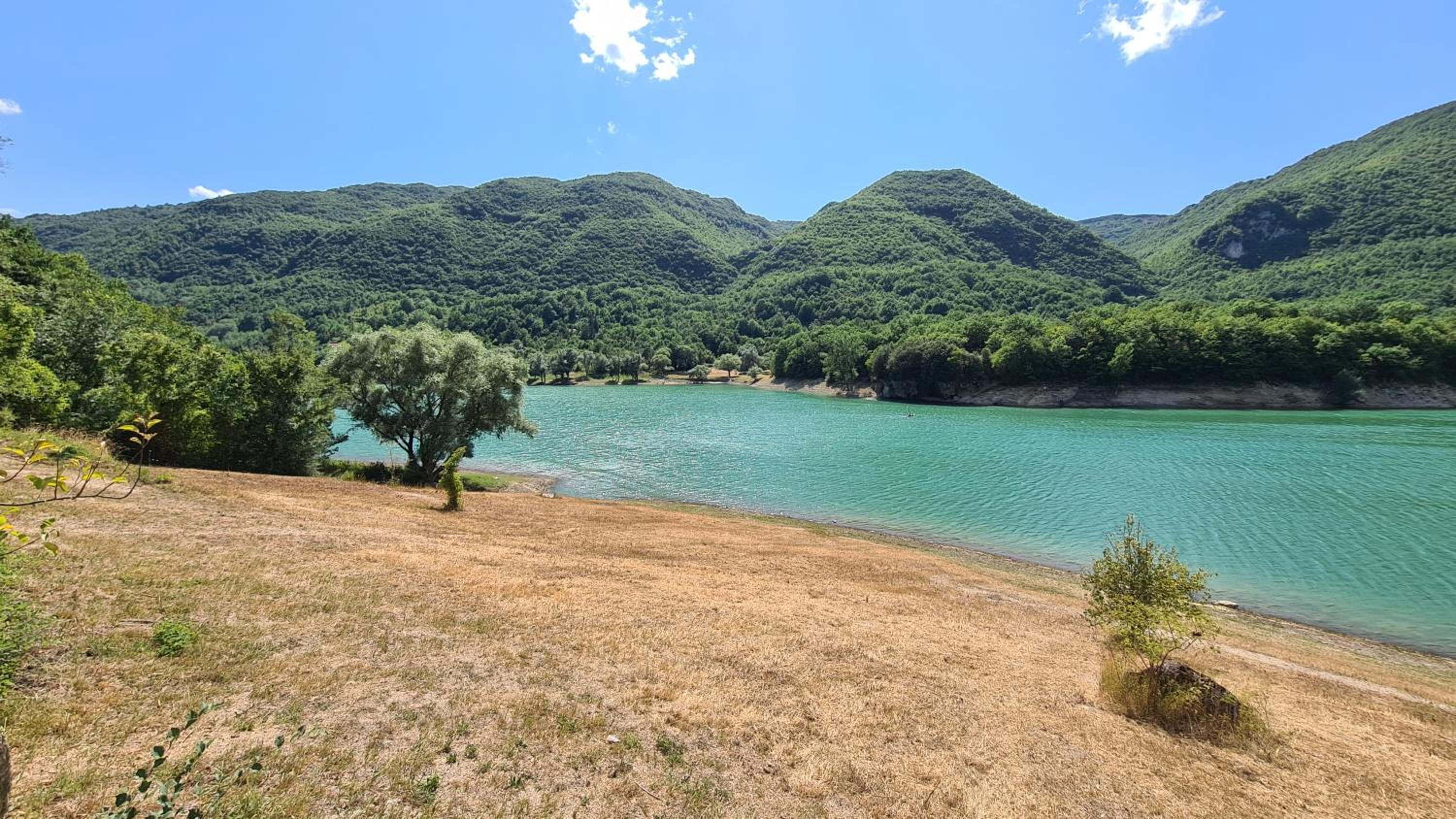Village on the lake