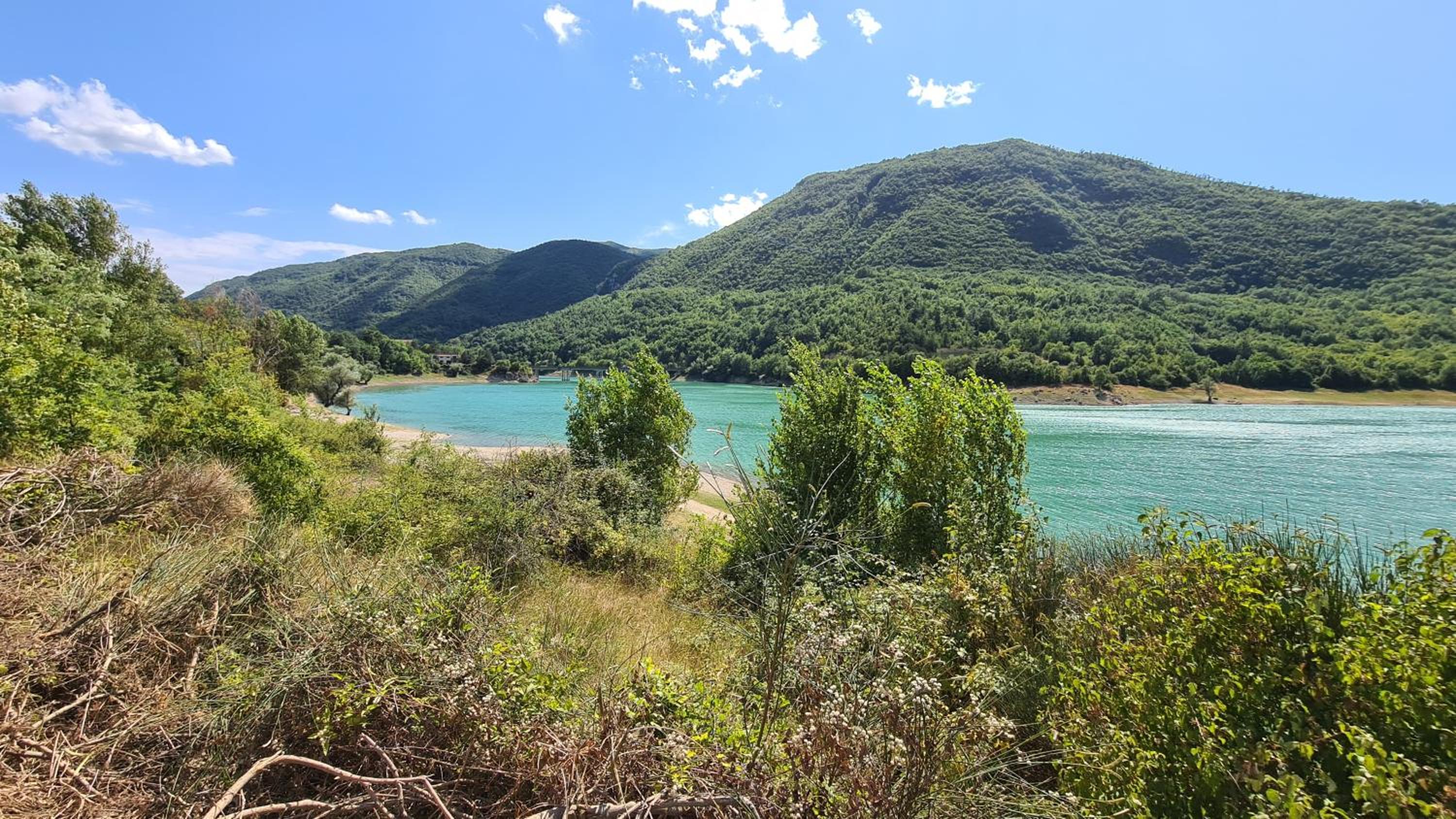 Village on the lake