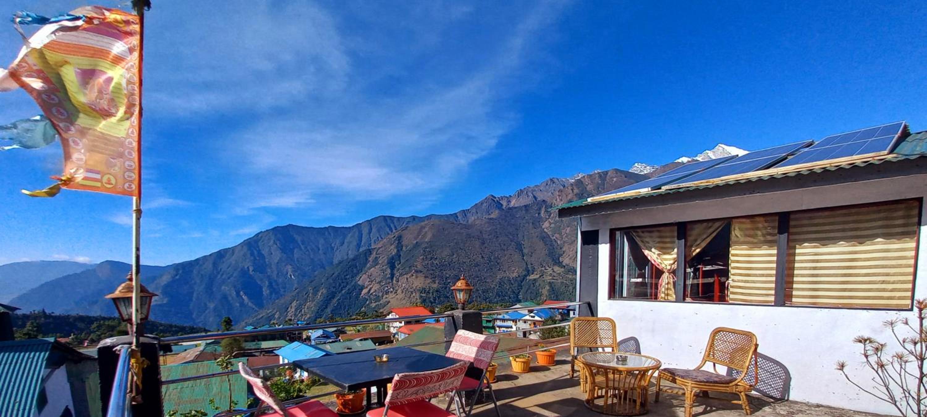 LAMA HOTEL - HIMALAYAN BURGER Experience the best stay in EVEREST with an unforgettable Mountain Flight
