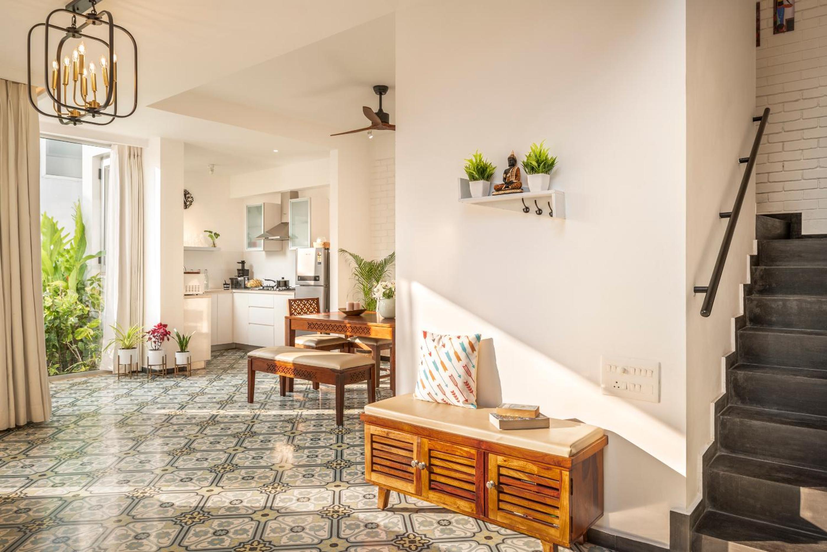 La Risa by The Blue Kite - 2 BHK Villas near Vagator Beach, Private Pool with Kitchen, Balcony, Security view 3