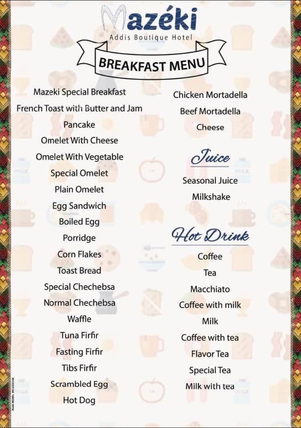 breakfast buffet