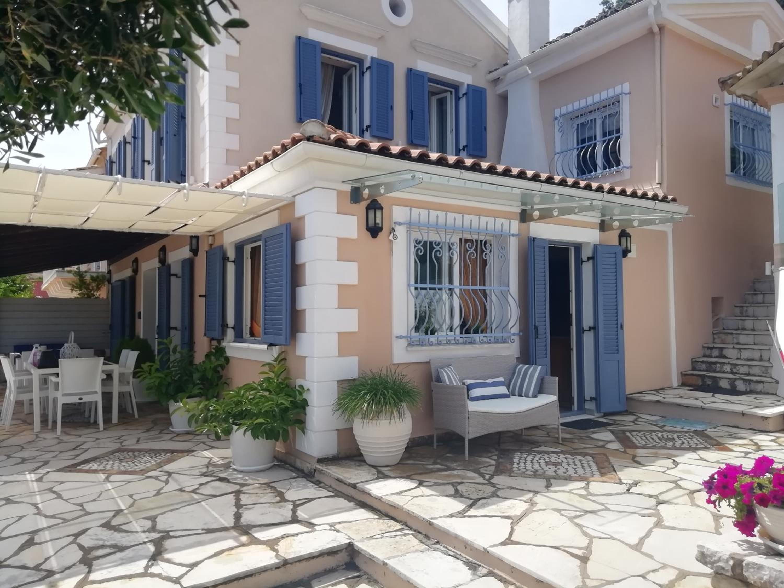 Imerolia Beach Villa Kassiopi Corfu view 2