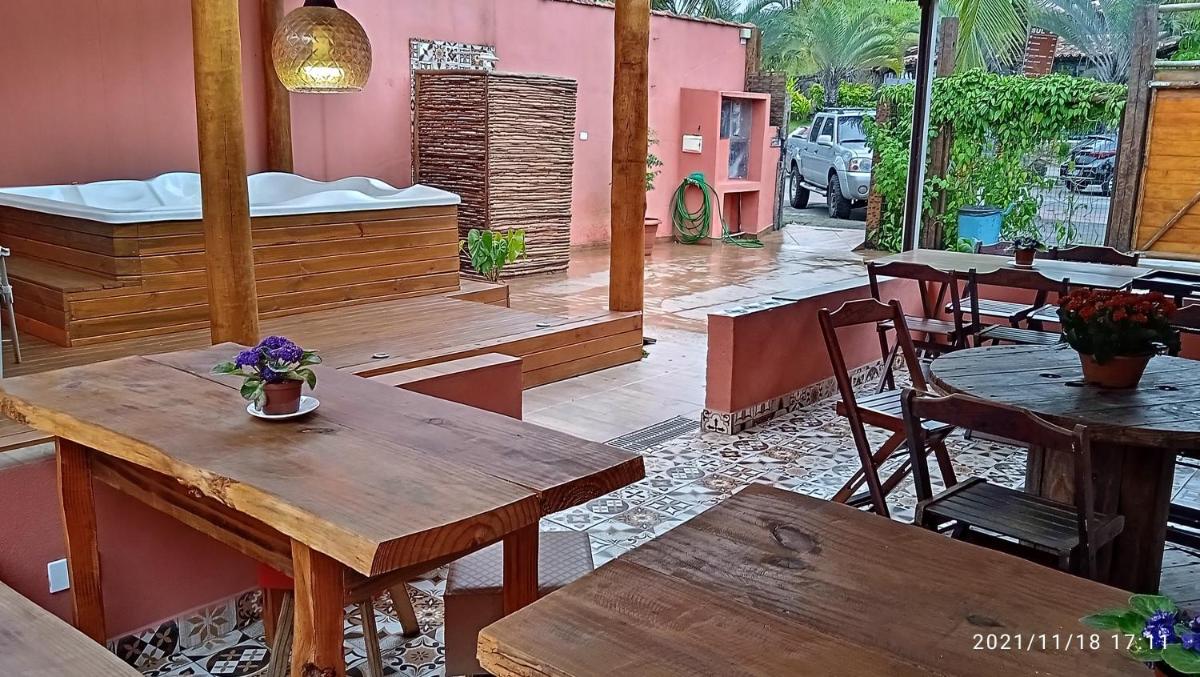 outdoor BBQ area