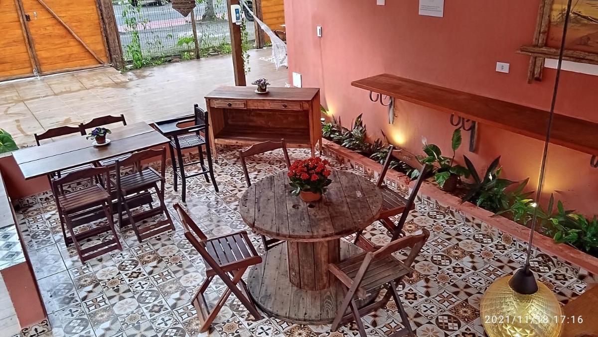 outdoor BBQ area