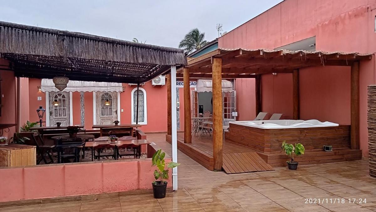outdoor BBQ area