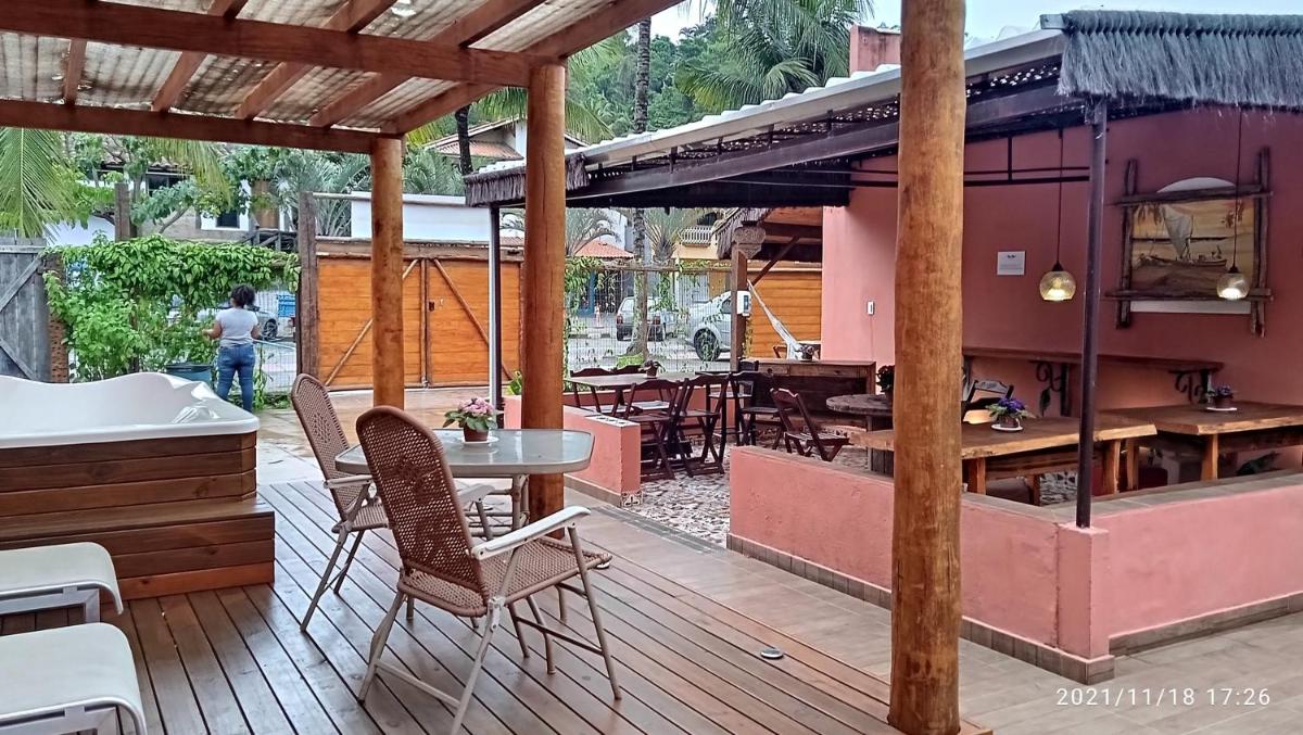 outdoor BBQ area