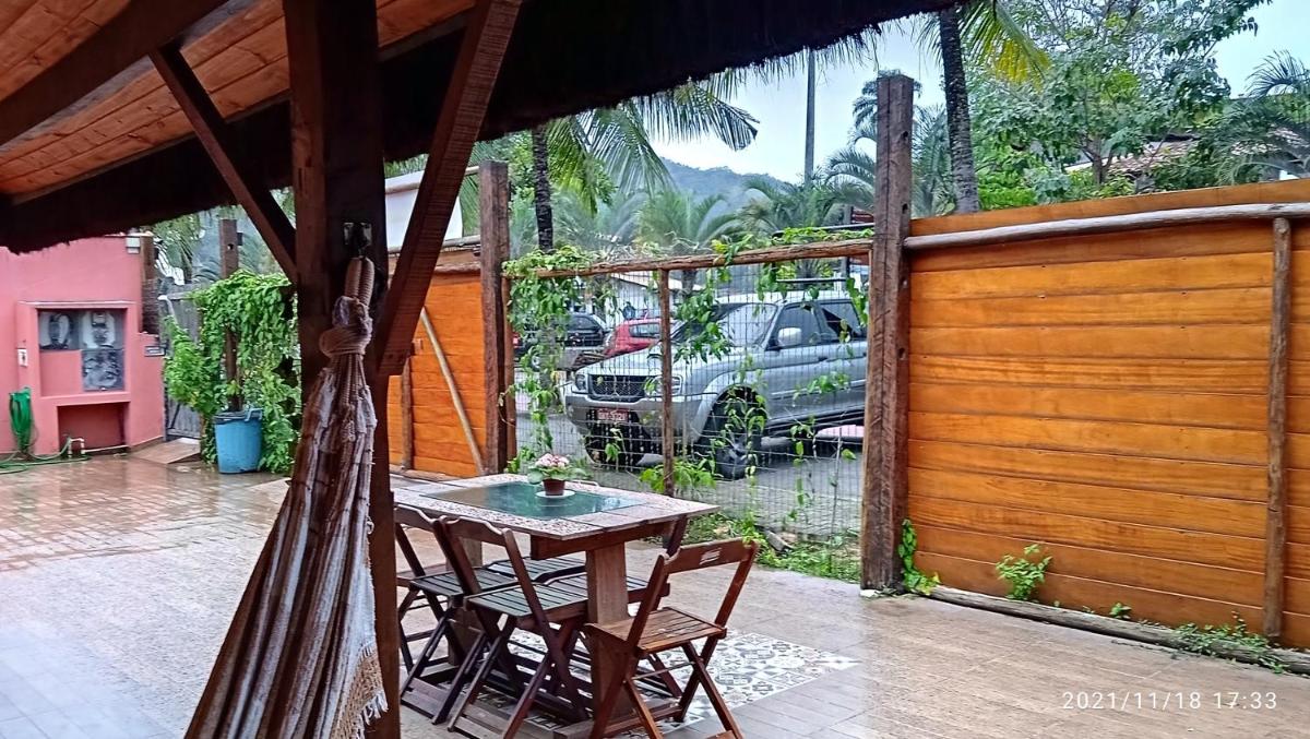 outdoor BBQ area
