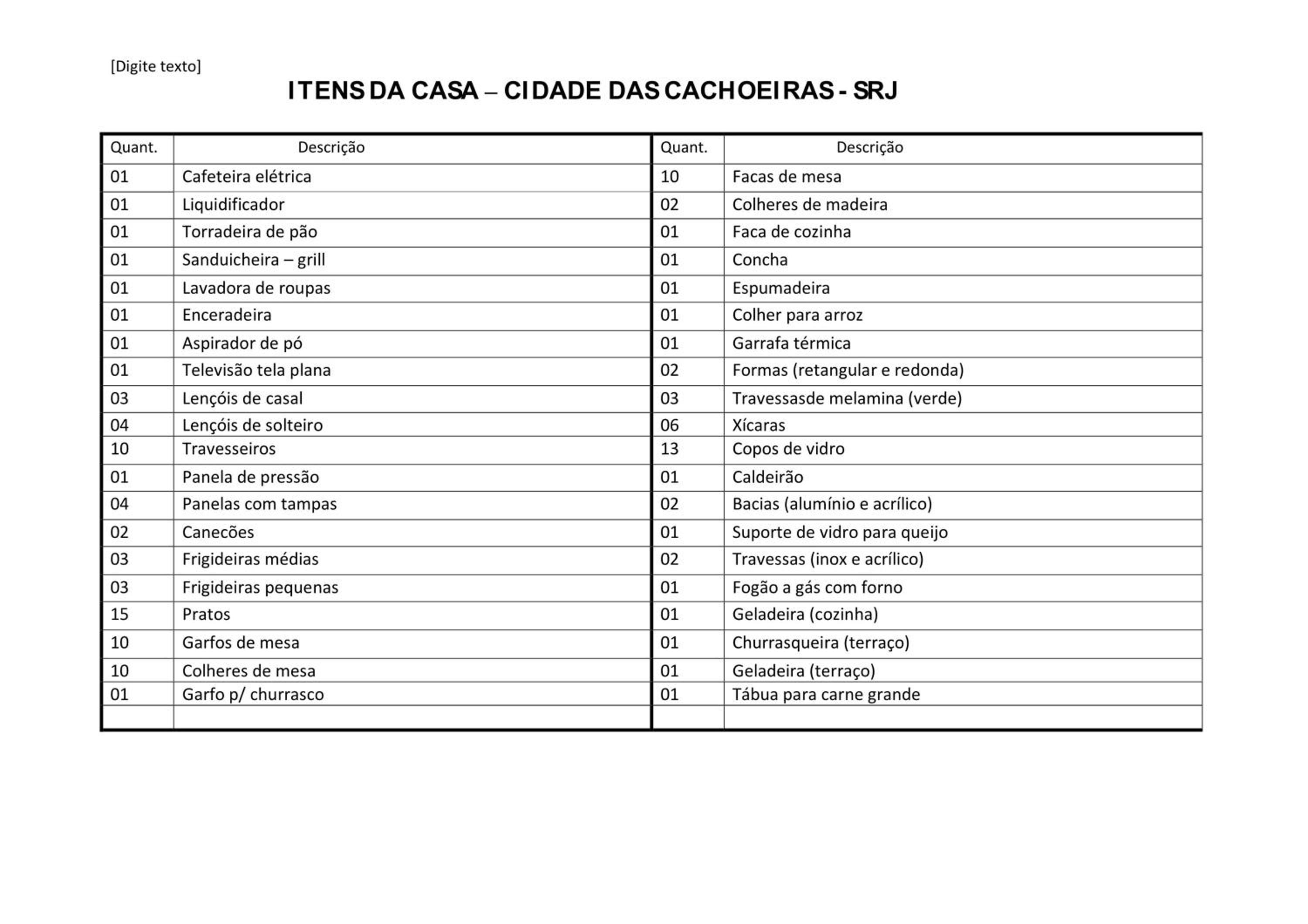 CASA - CIDADE das CACHOEIRAS