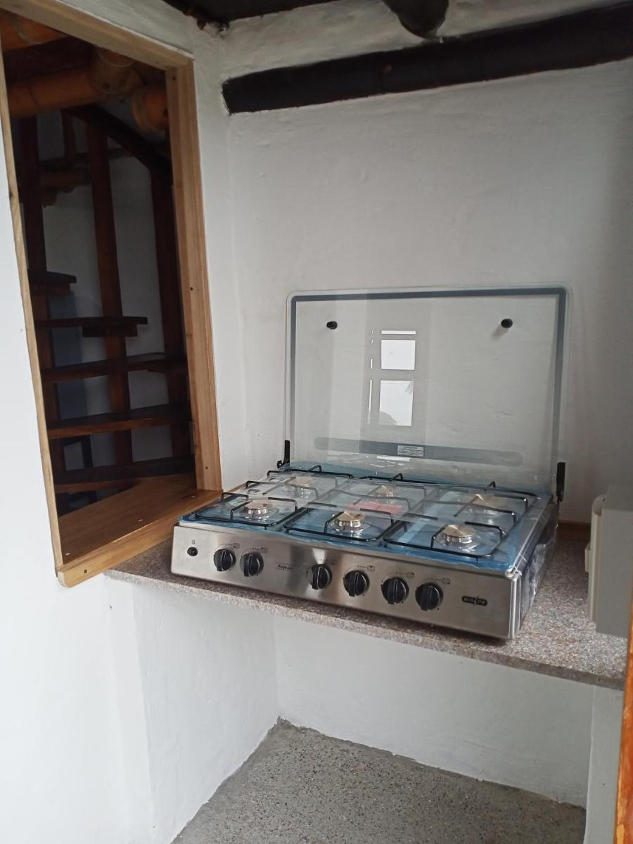 outdoor BBQ area
