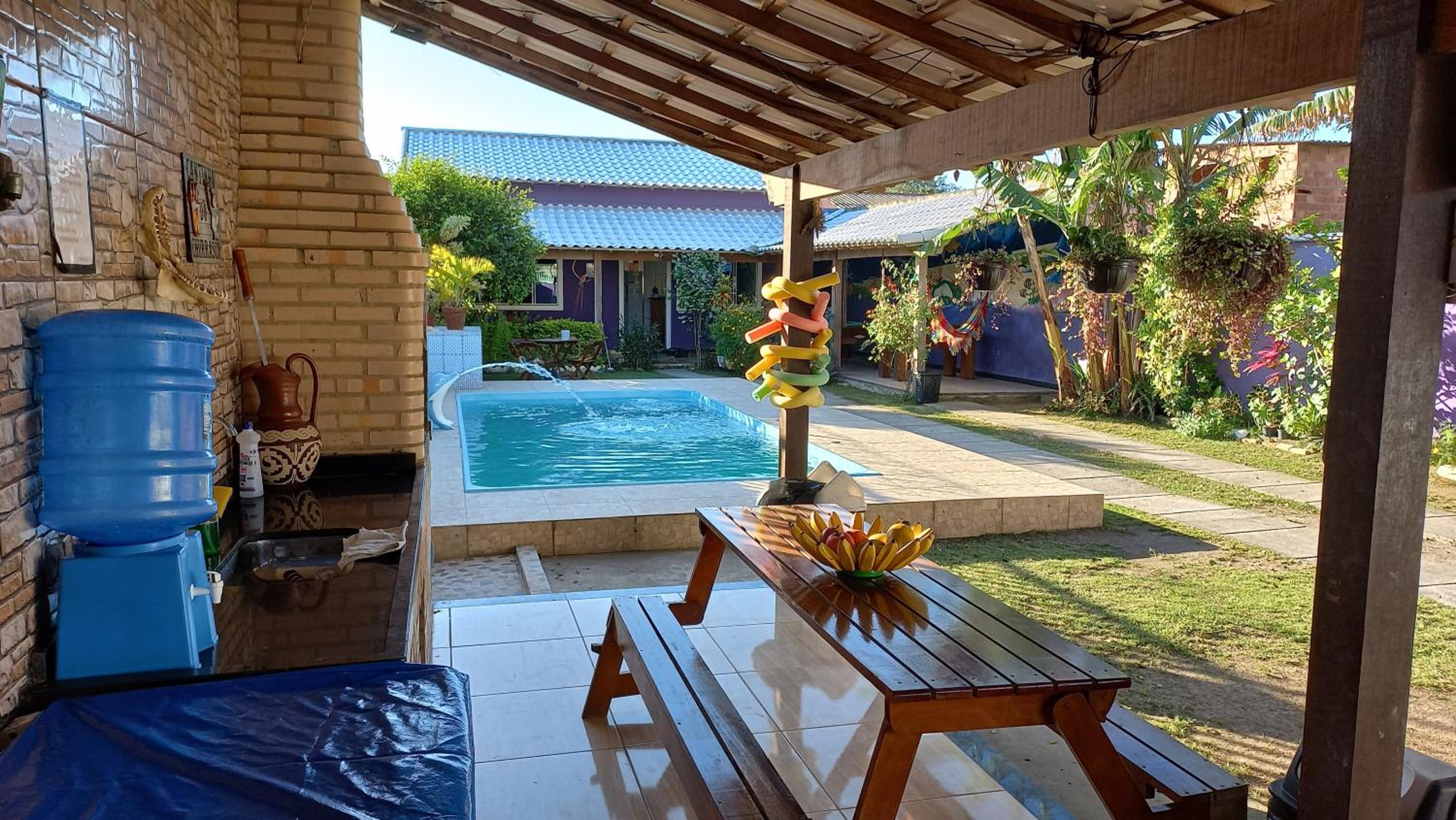 Casa da piscina