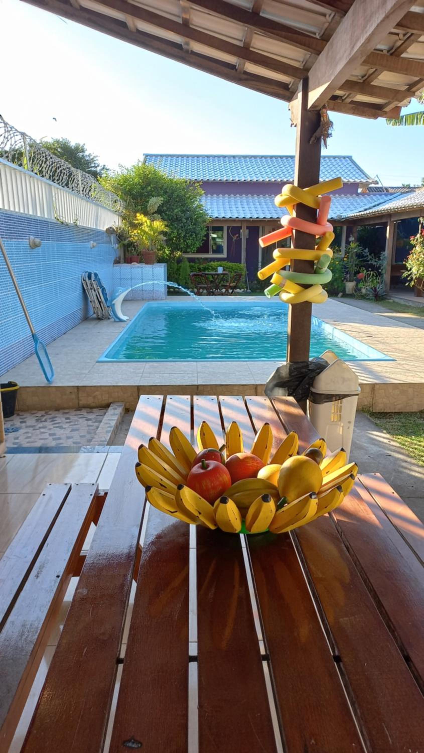 Casa da piscina
