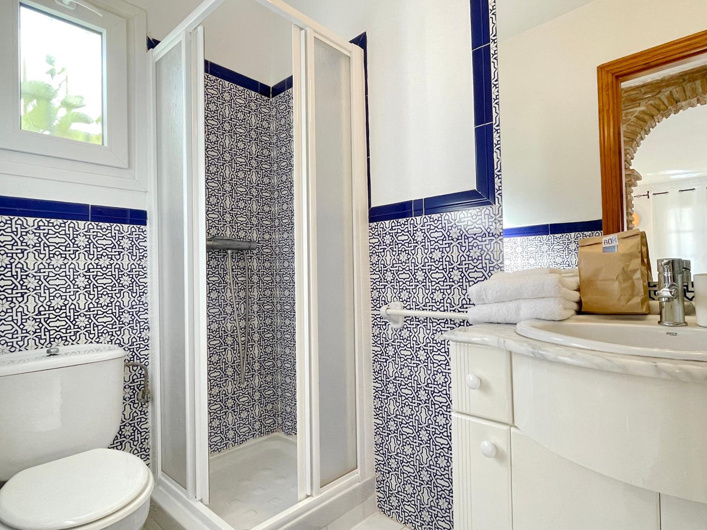 Semidetached Duplex home at Puebla Aida, Mijas Golf with pool, golf and sea views