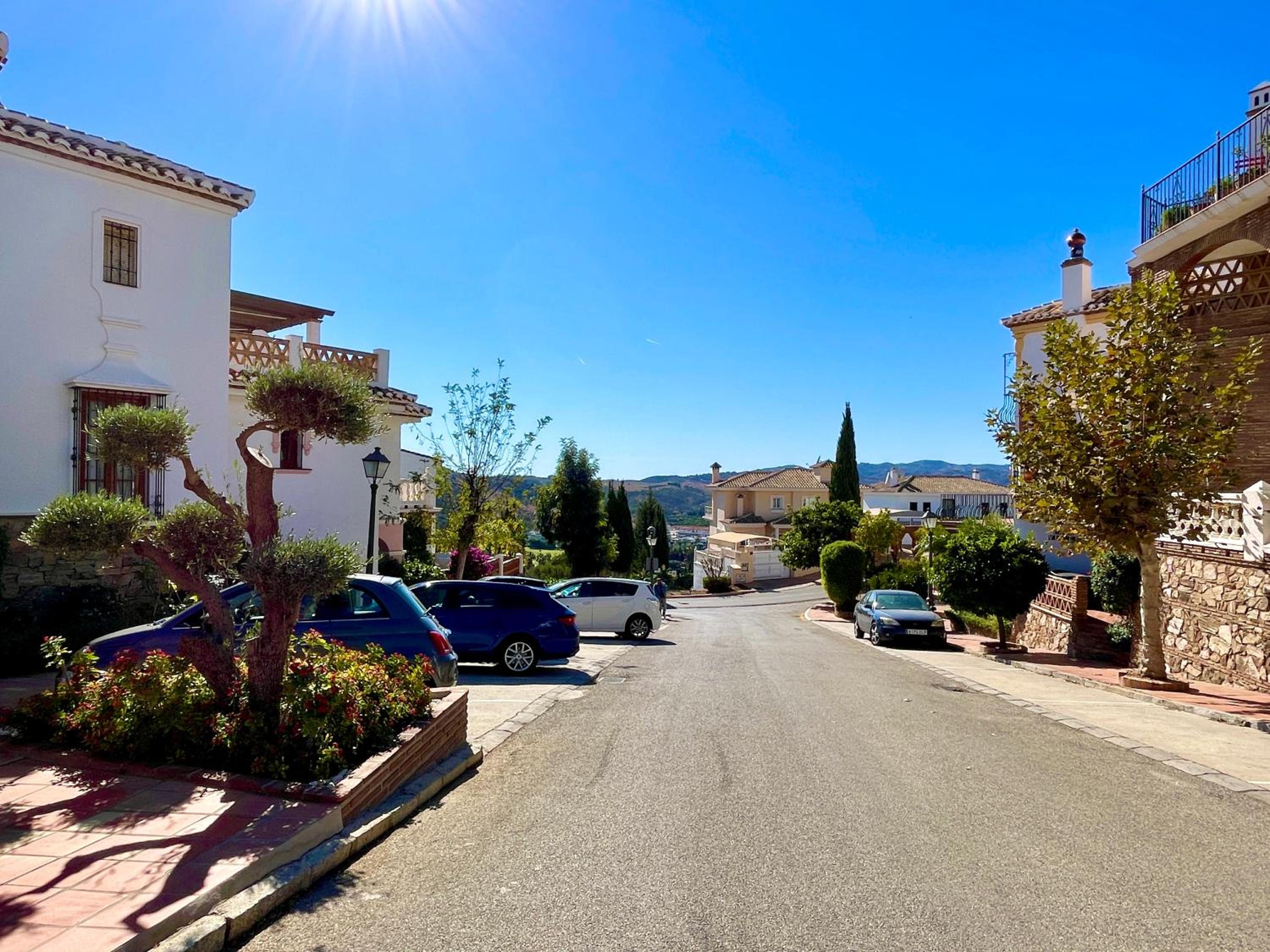 Semidetached Duplex home at Puebla Aida, Mijas Golf with pool, golf and sea views
