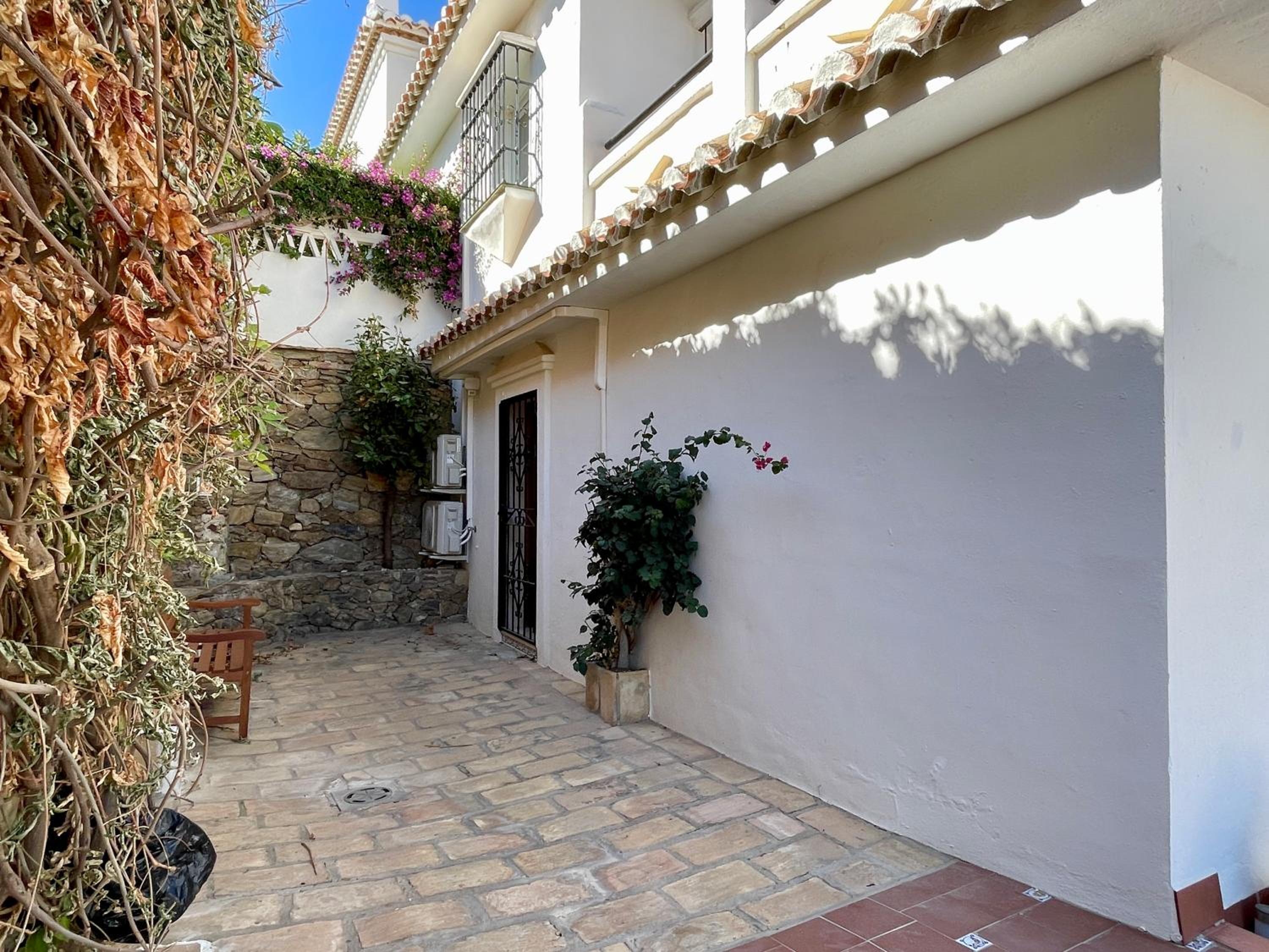 Semidetached Duplex home at Puebla Aida, Mijas Golf with pool, golf and sea views