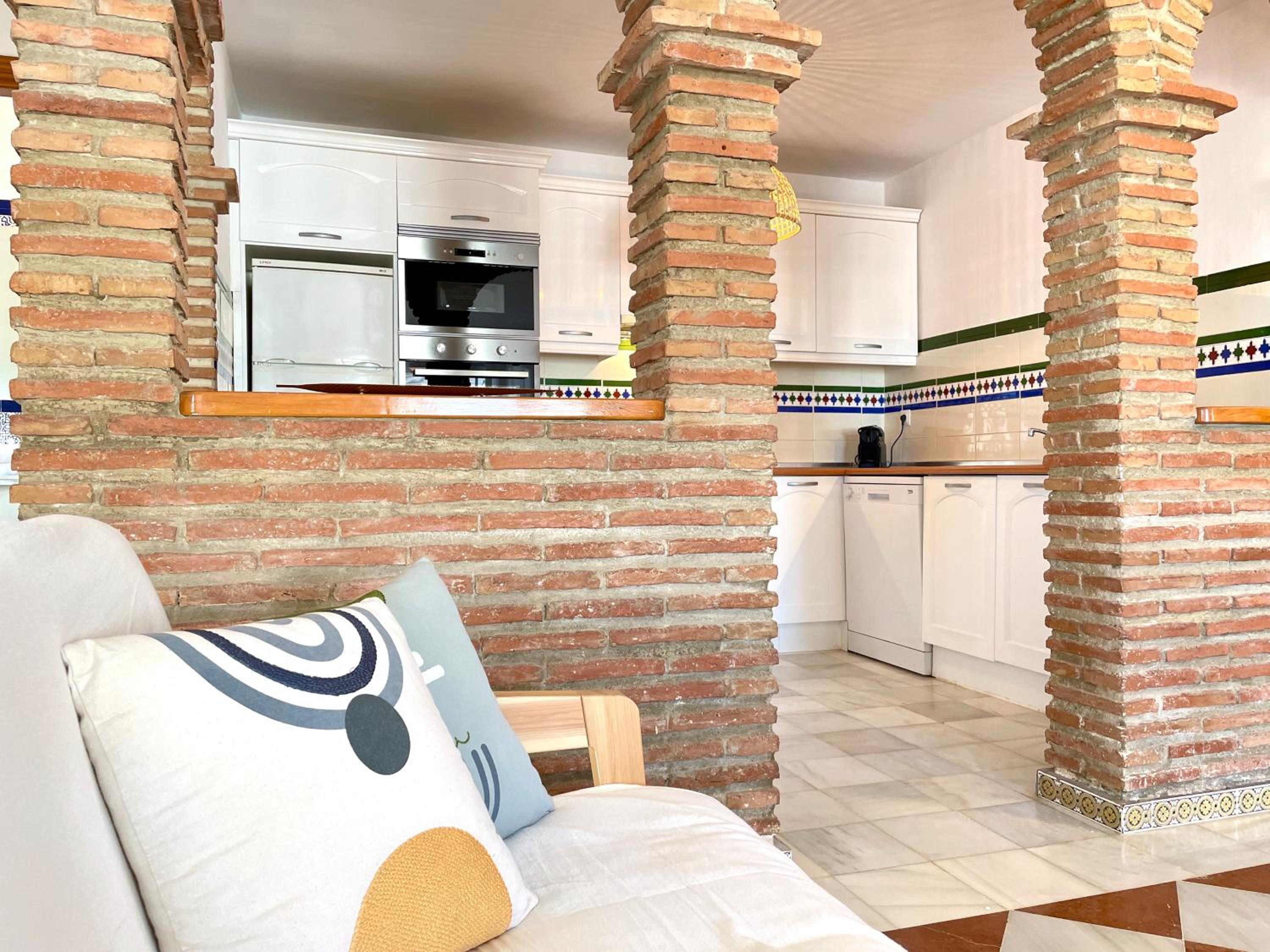 Semidetached Duplex home at Puebla Aida, Mijas Golf with pool, golf and sea views