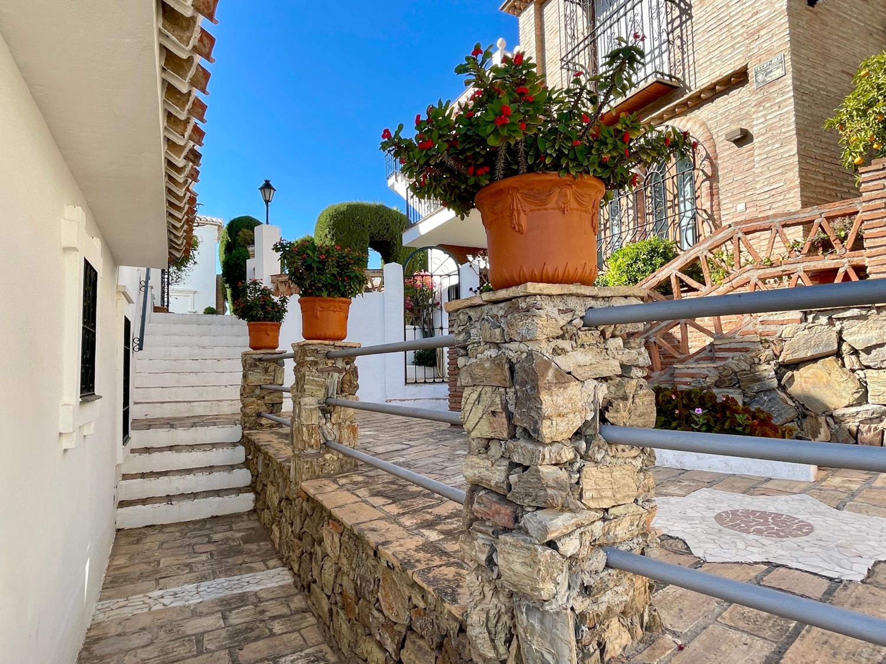 Semidetached Duplex home at Puebla Aida, Mijas Golf with pool, golf and sea views