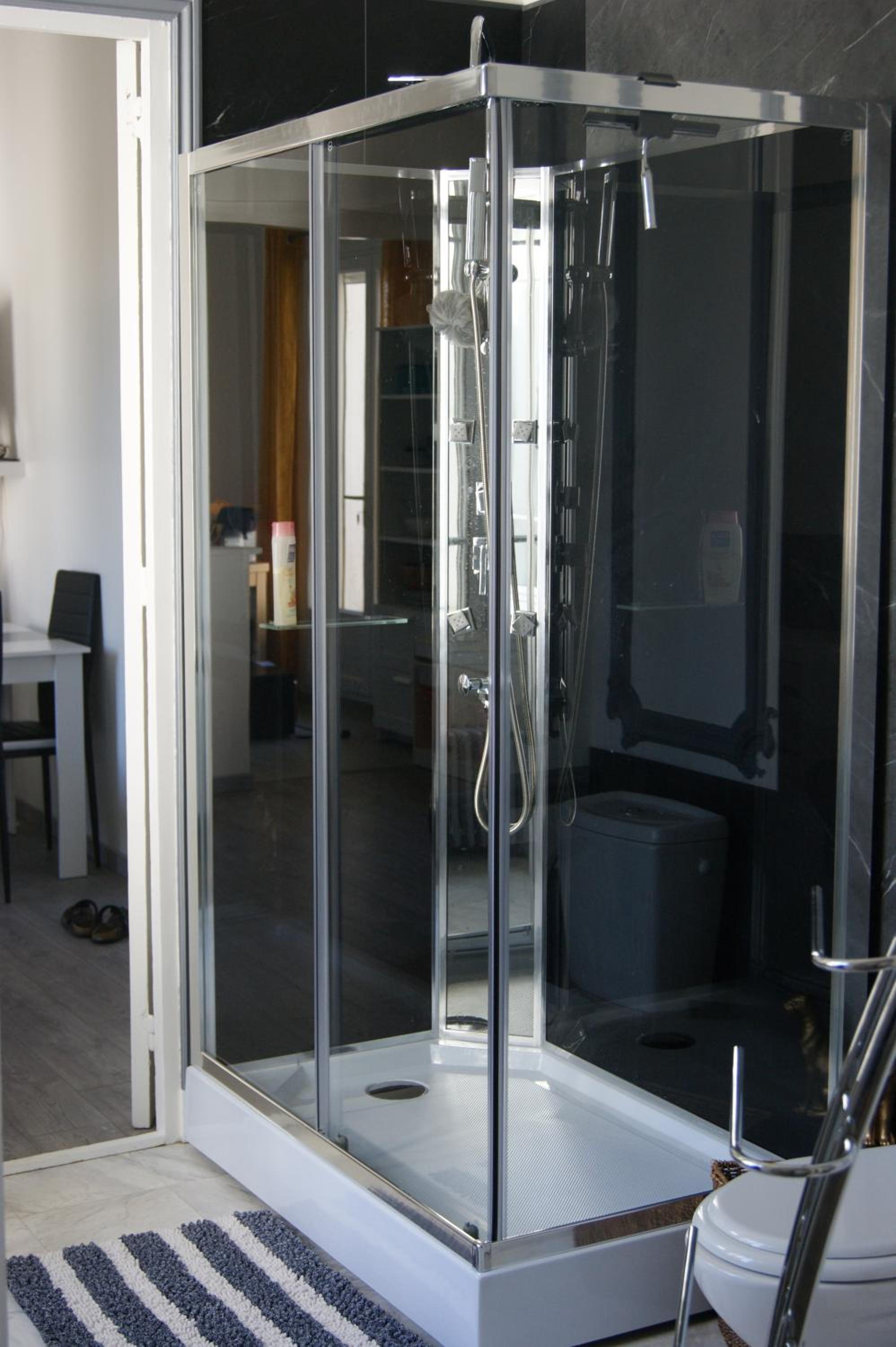 appartement individuelle refais a neuf,ds maison de maître,6 couchages dont un lit kingsize,cuisine avec lave vaisselle,rue privative pour se garer, access
