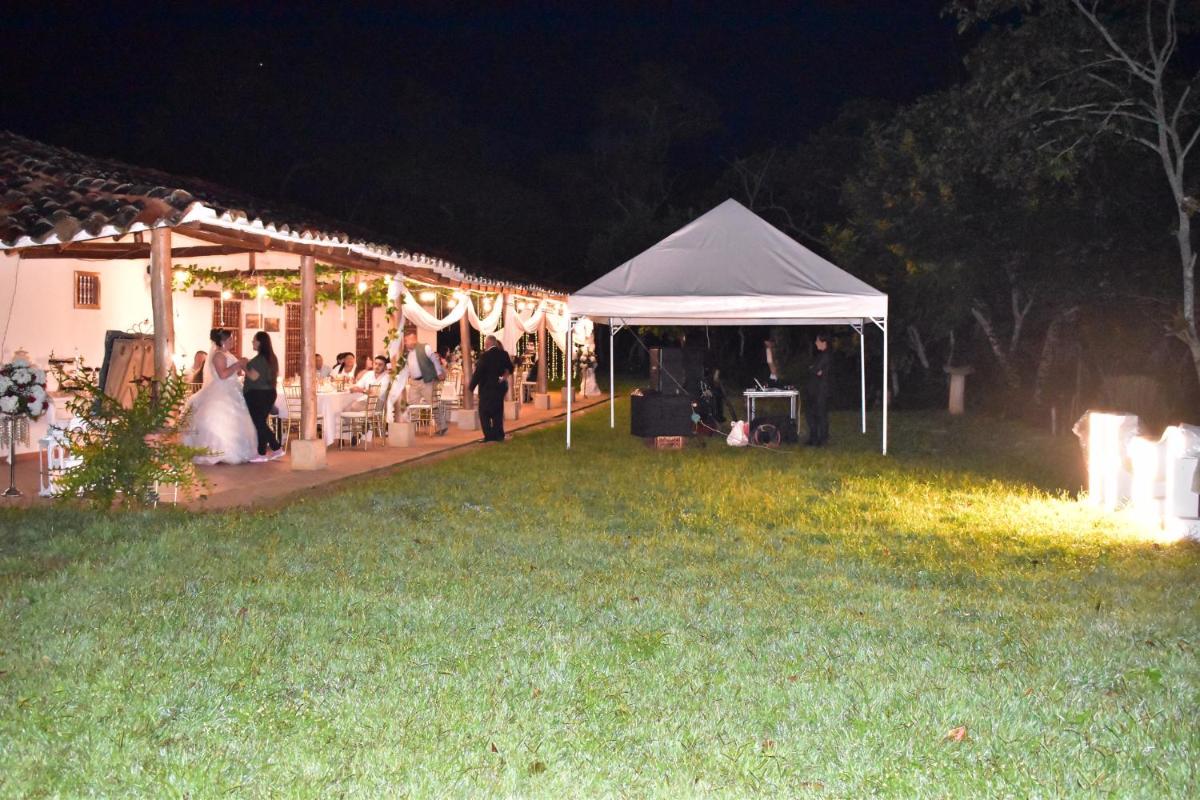 outdoor BBQ area