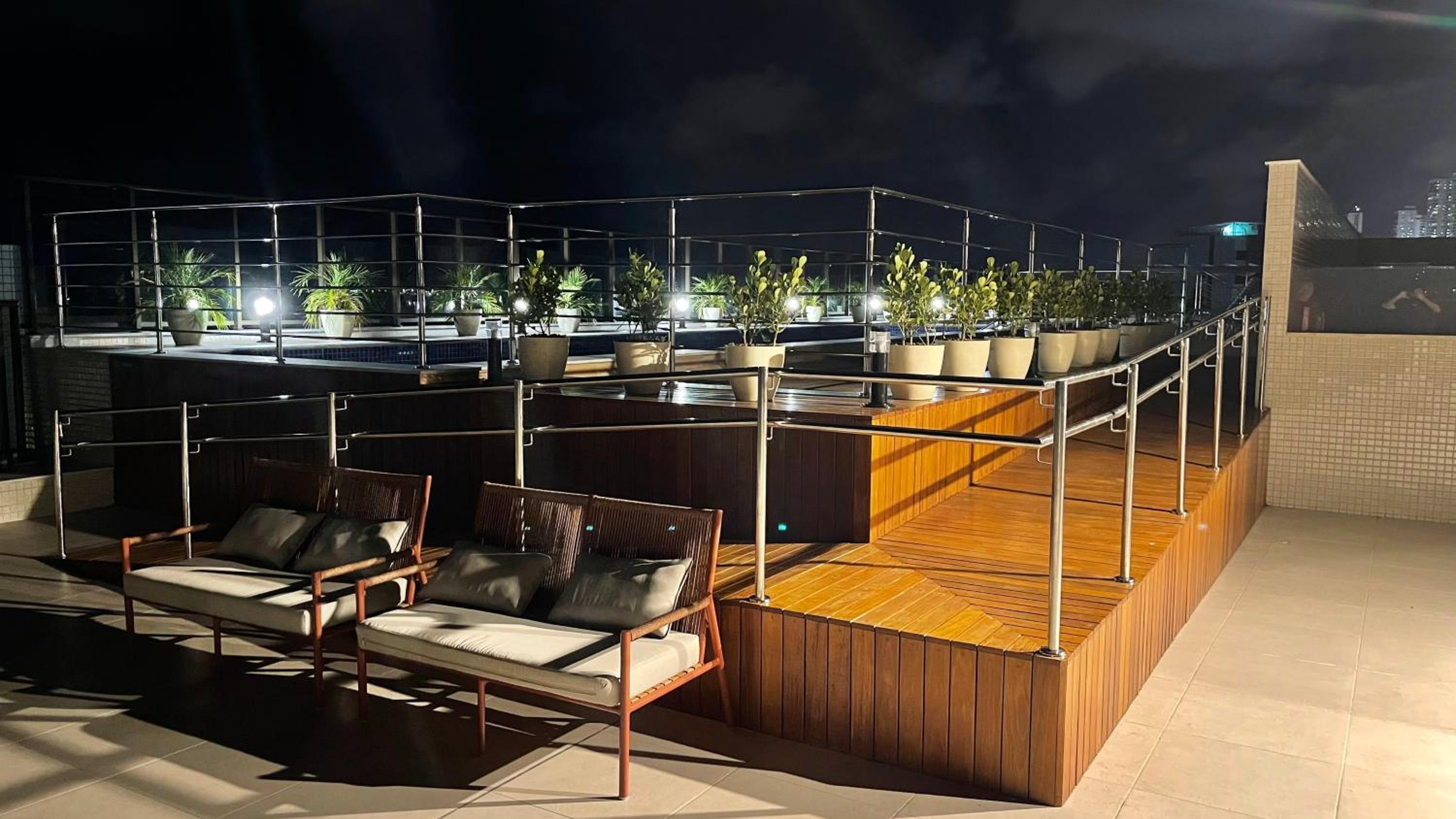 Buenos Ayres Flats, Cabo Branco 1qto cozinha completa