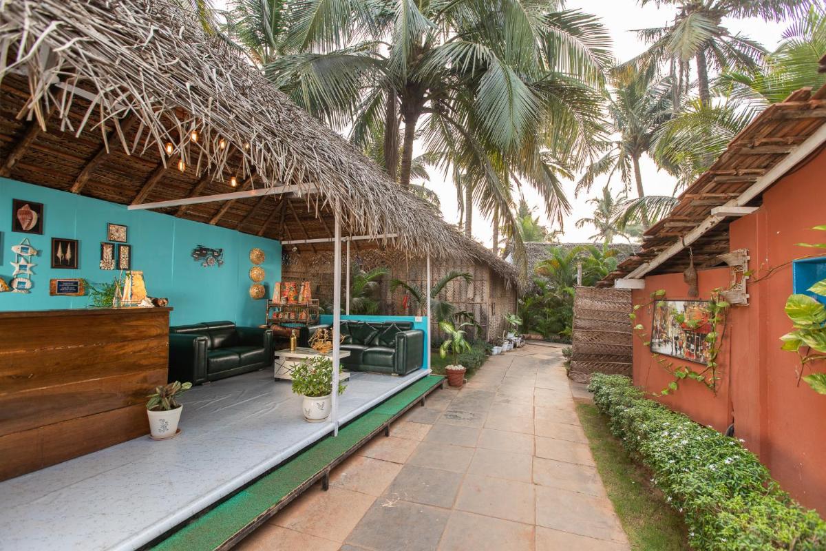 outdoor BBQ area