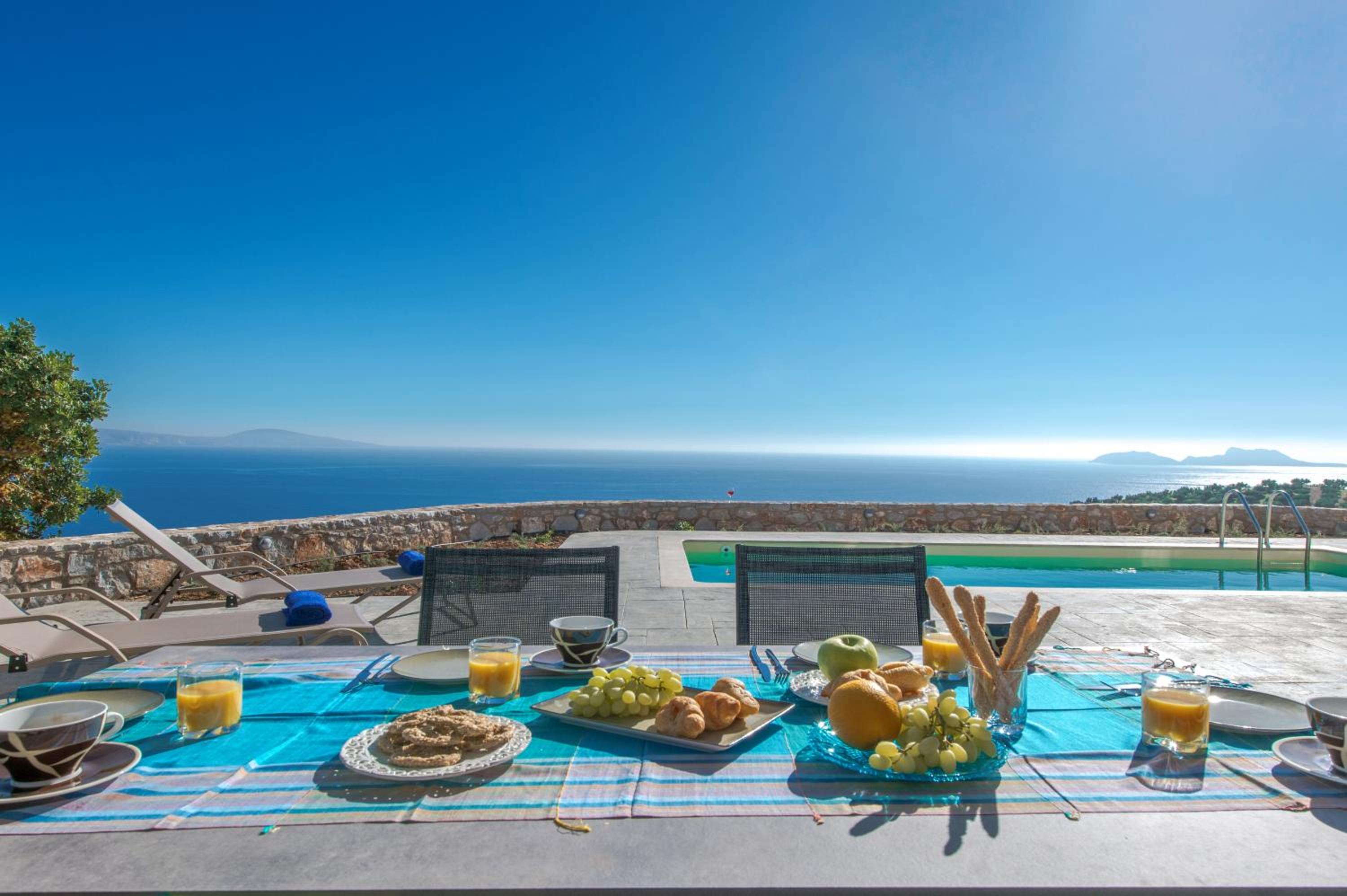 Tranquil sea view villa with private pool, just 2km from the beach! view 5