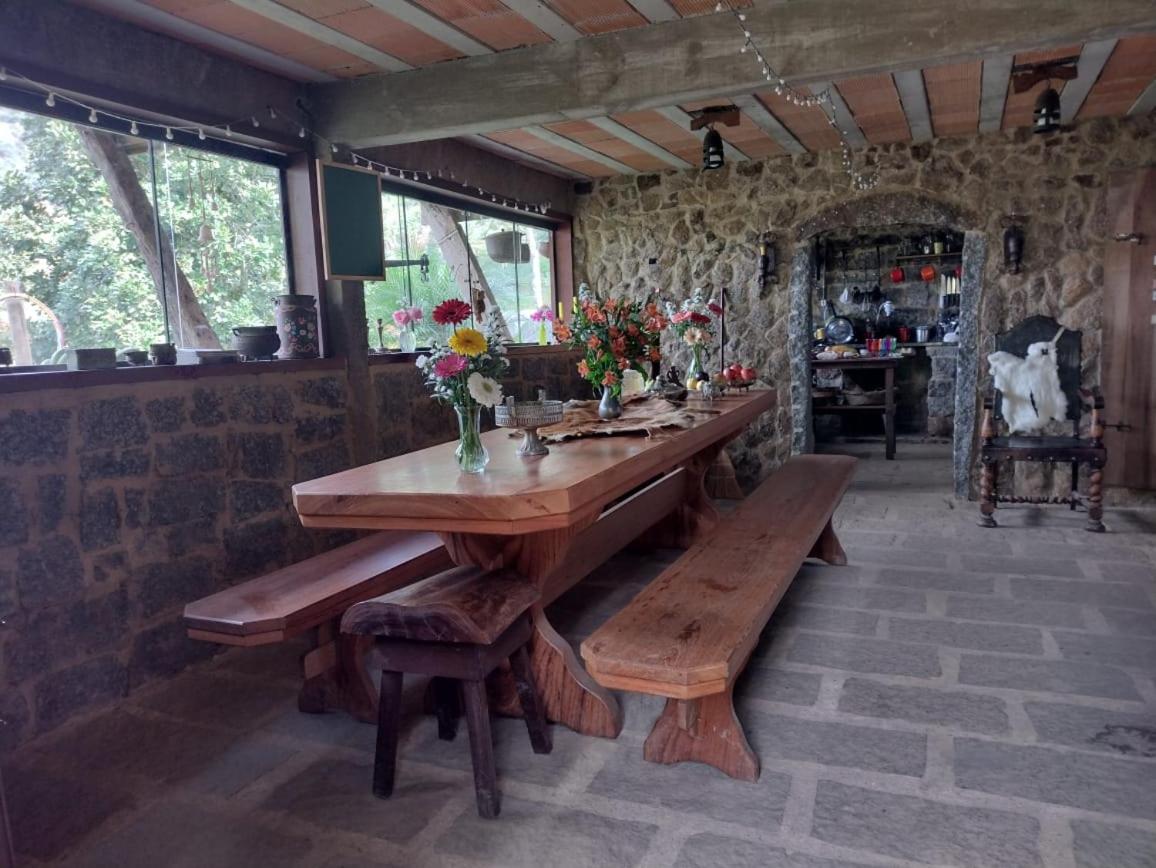 outdoor BBQ area