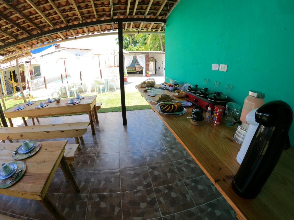 outdoor BBQ area
