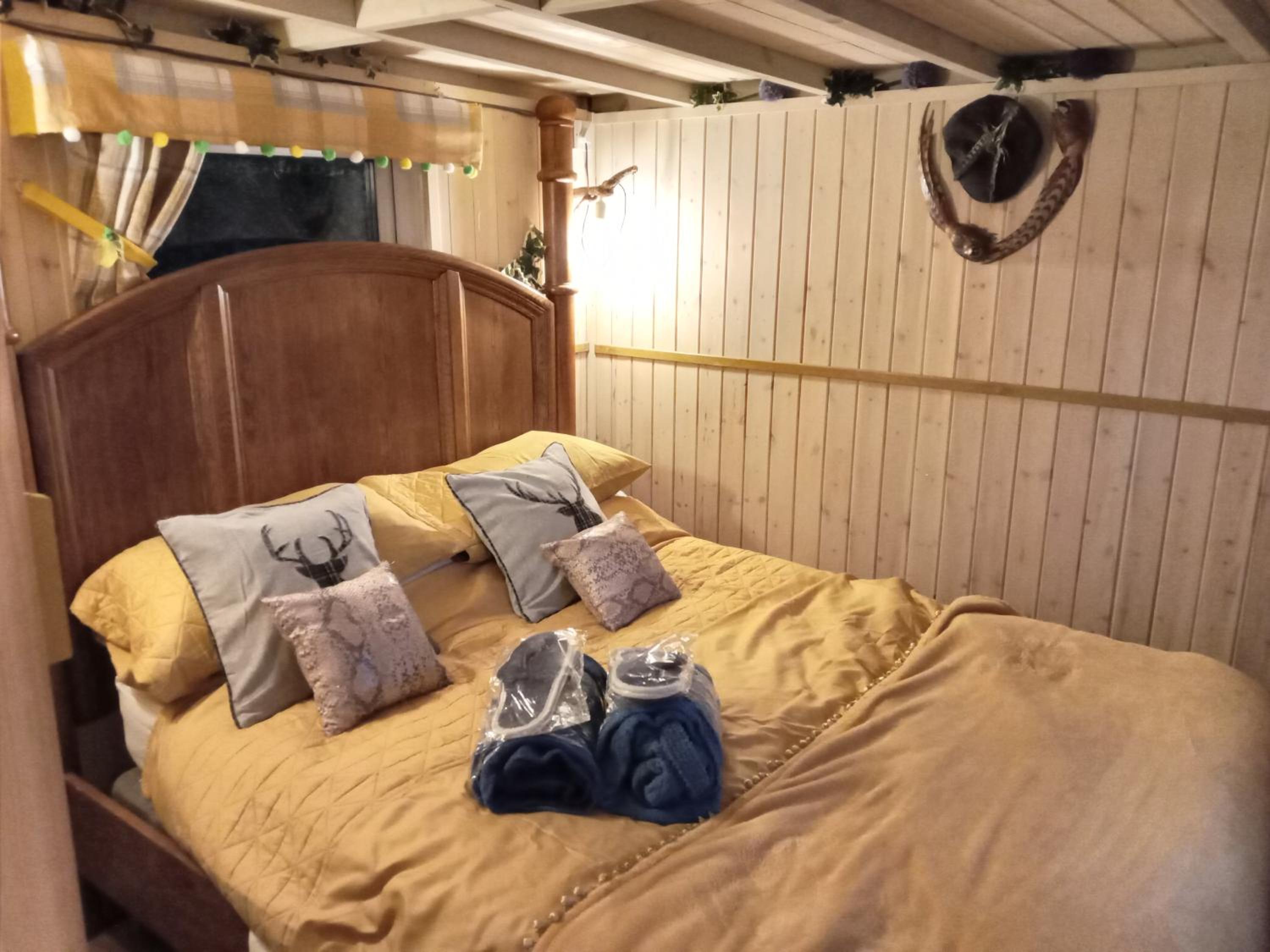 Glamping Malvern shepherd hut view 2