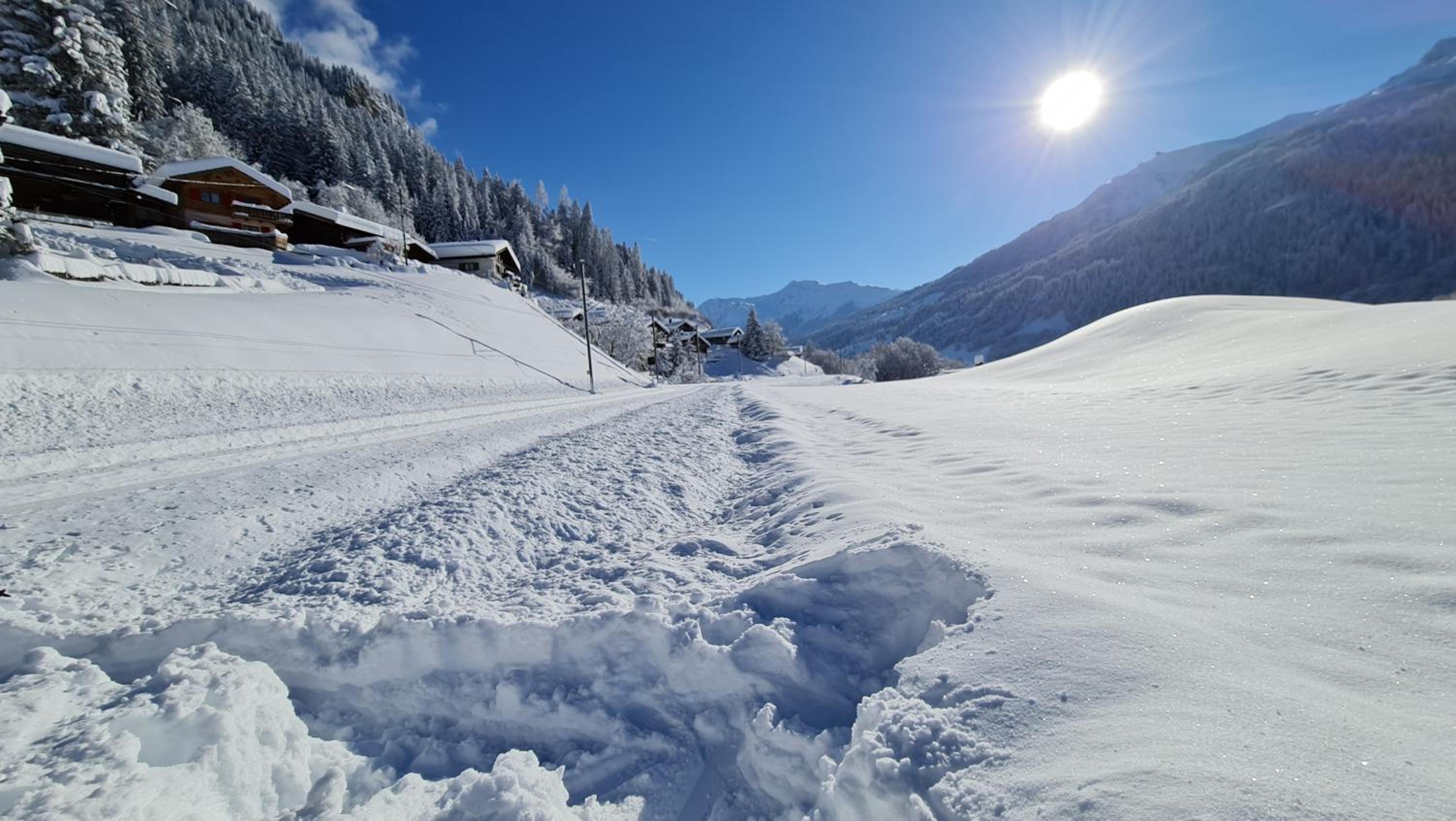 Ferienhaus & Ferienwohnung Wiñay Wayna Gotschna Blick Klosters