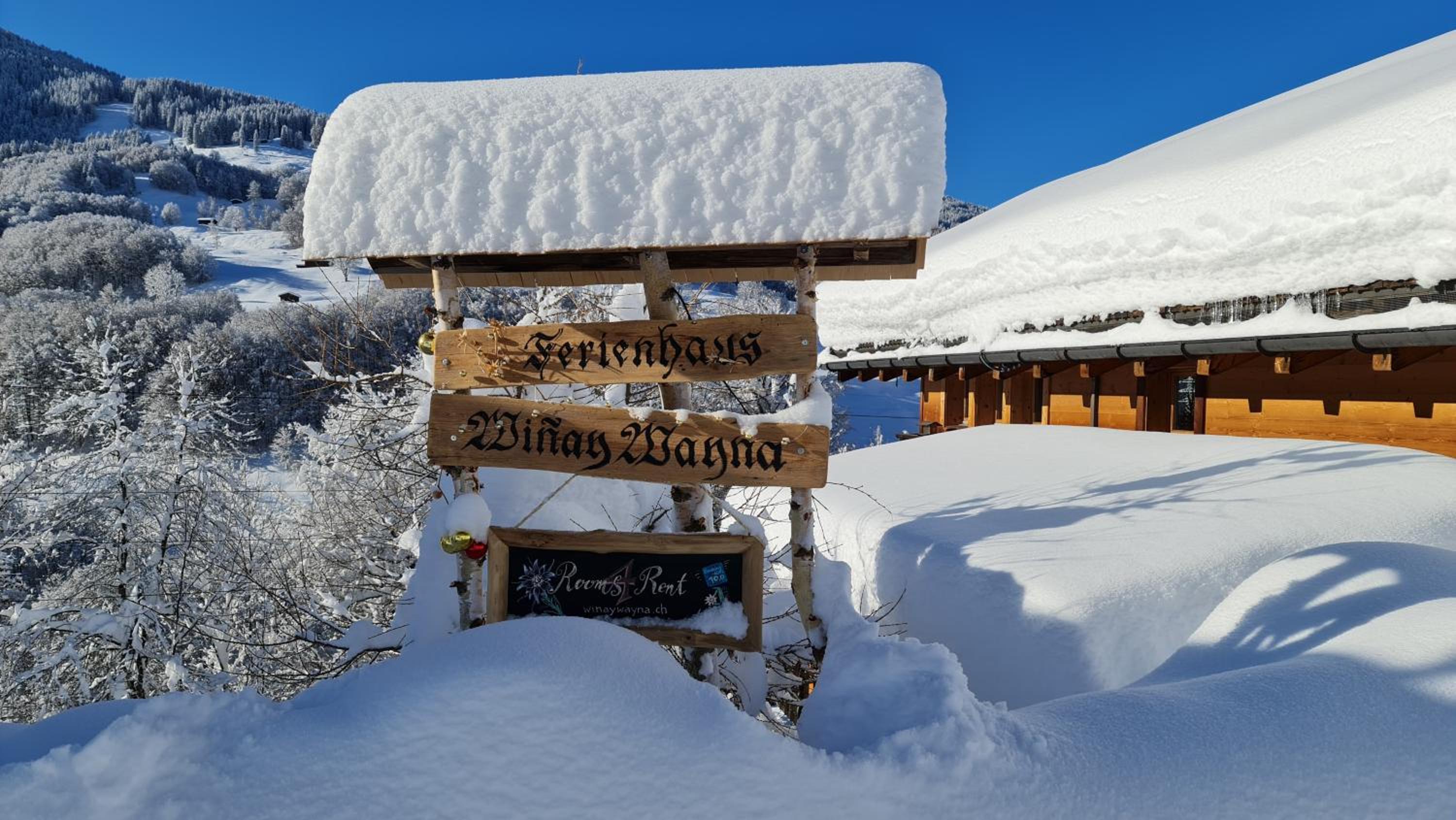 Ferienhaus & Ferienwohnung Wiñay Wayna Gotschna Blick Klosters