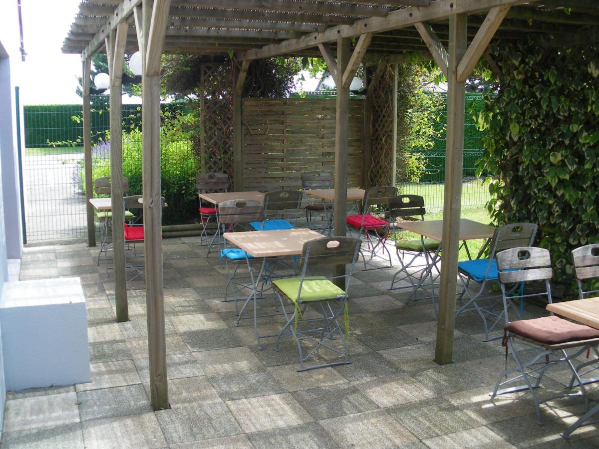 outdoor BBQ area