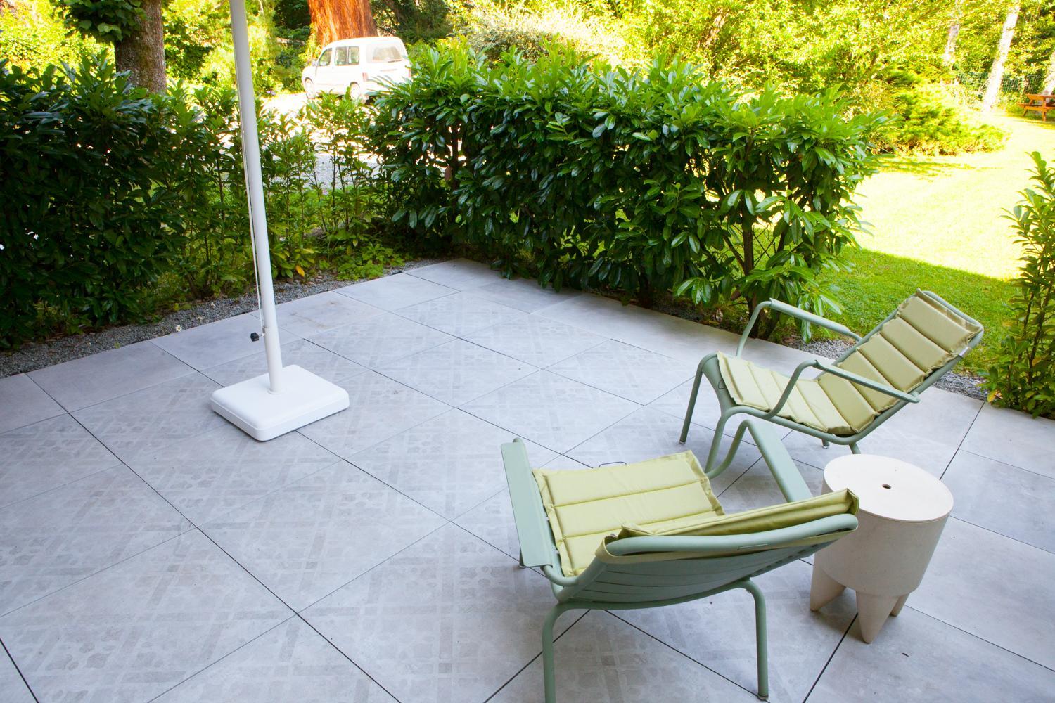 outdoor BBQ area