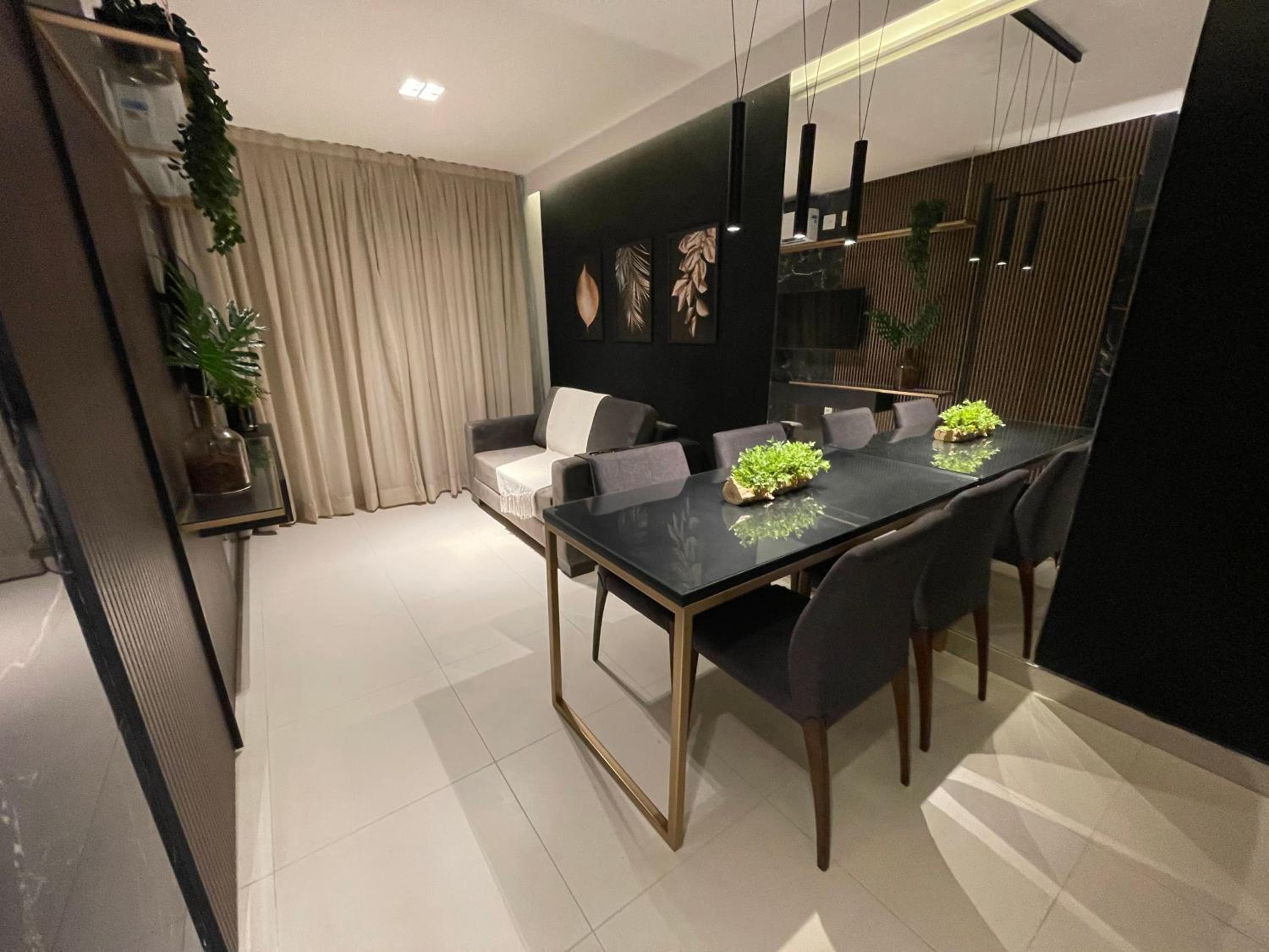Buenos Ayres Flats, Cabo Branco 1qto cozinha completa