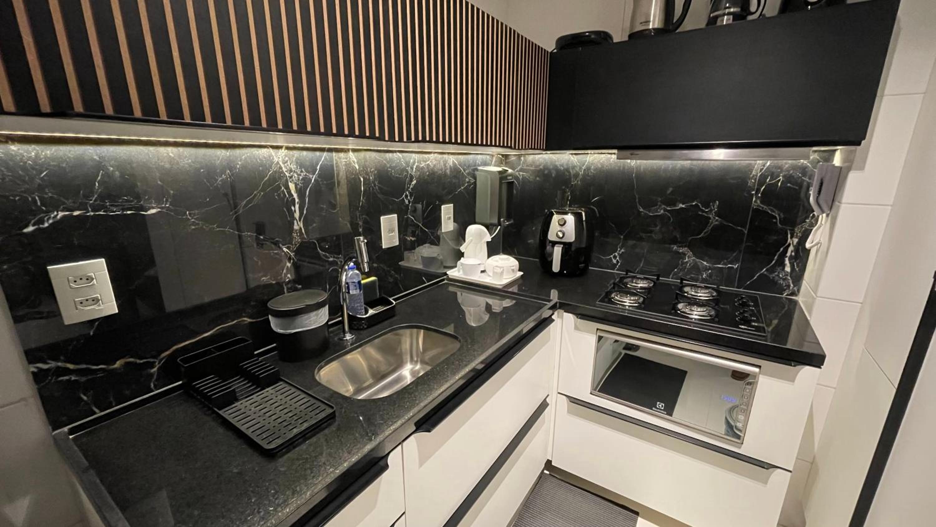Buenos Ayres Flats, Cabo Branco 1qto cozinha completa