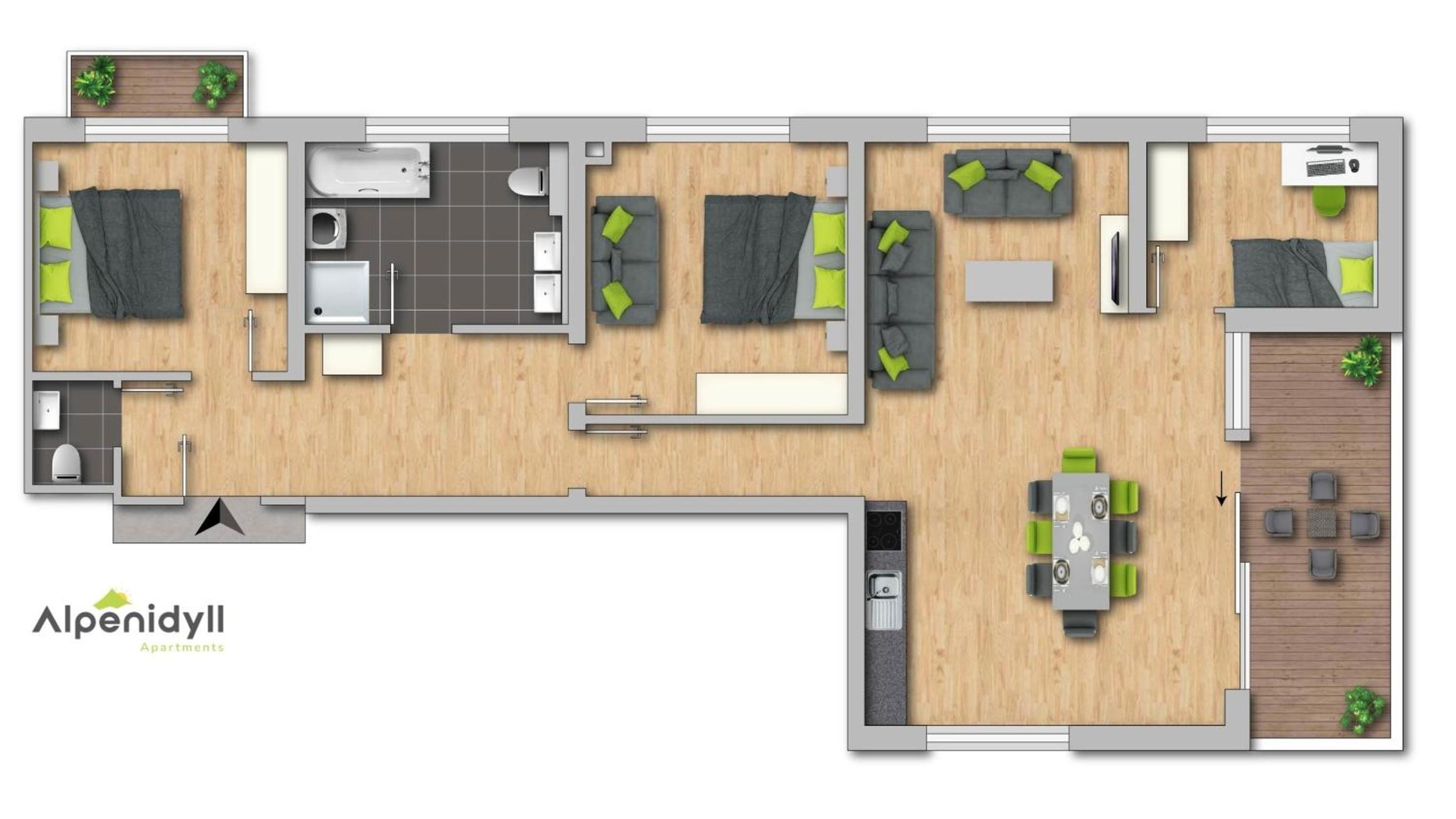 City Dream 1 by Alpenidyll Apartments