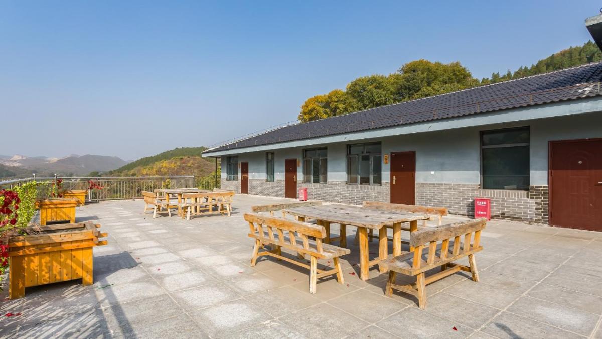 outdoor BBQ area