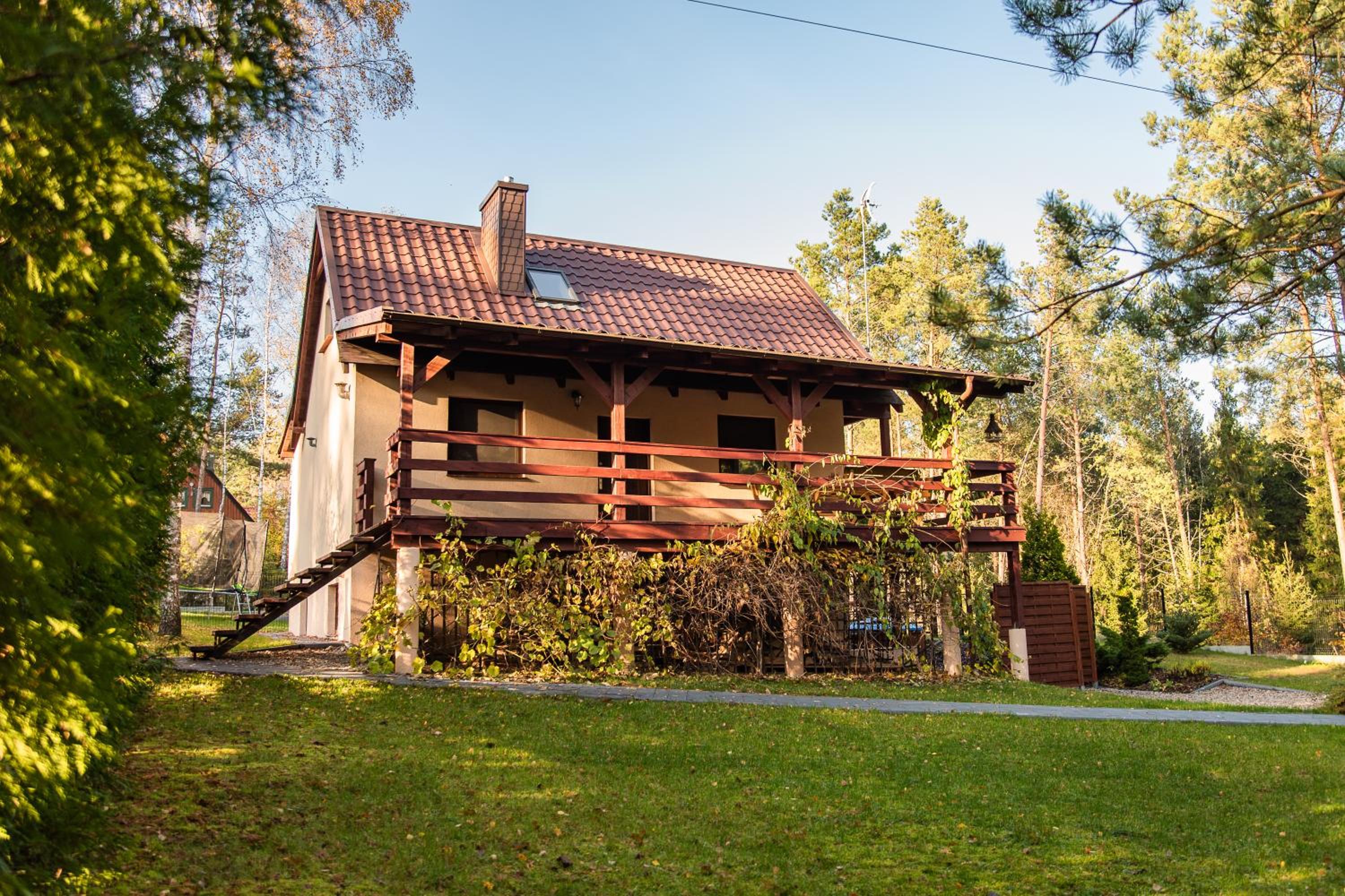 Domek Aleksander z basenem, banią ruską i sauną view 5