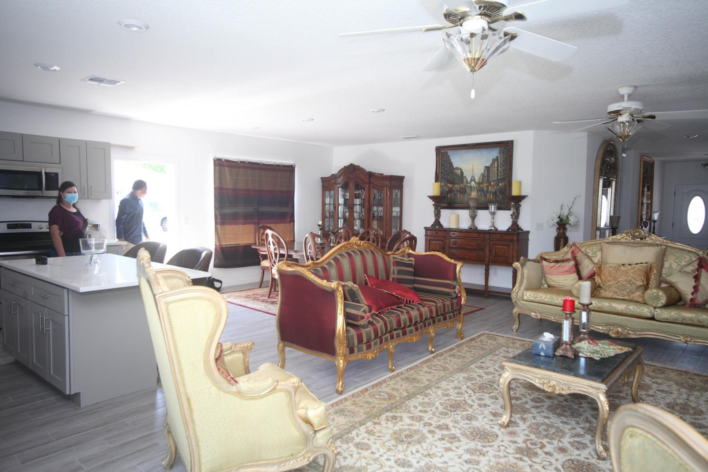 A beautiful queen bedroom