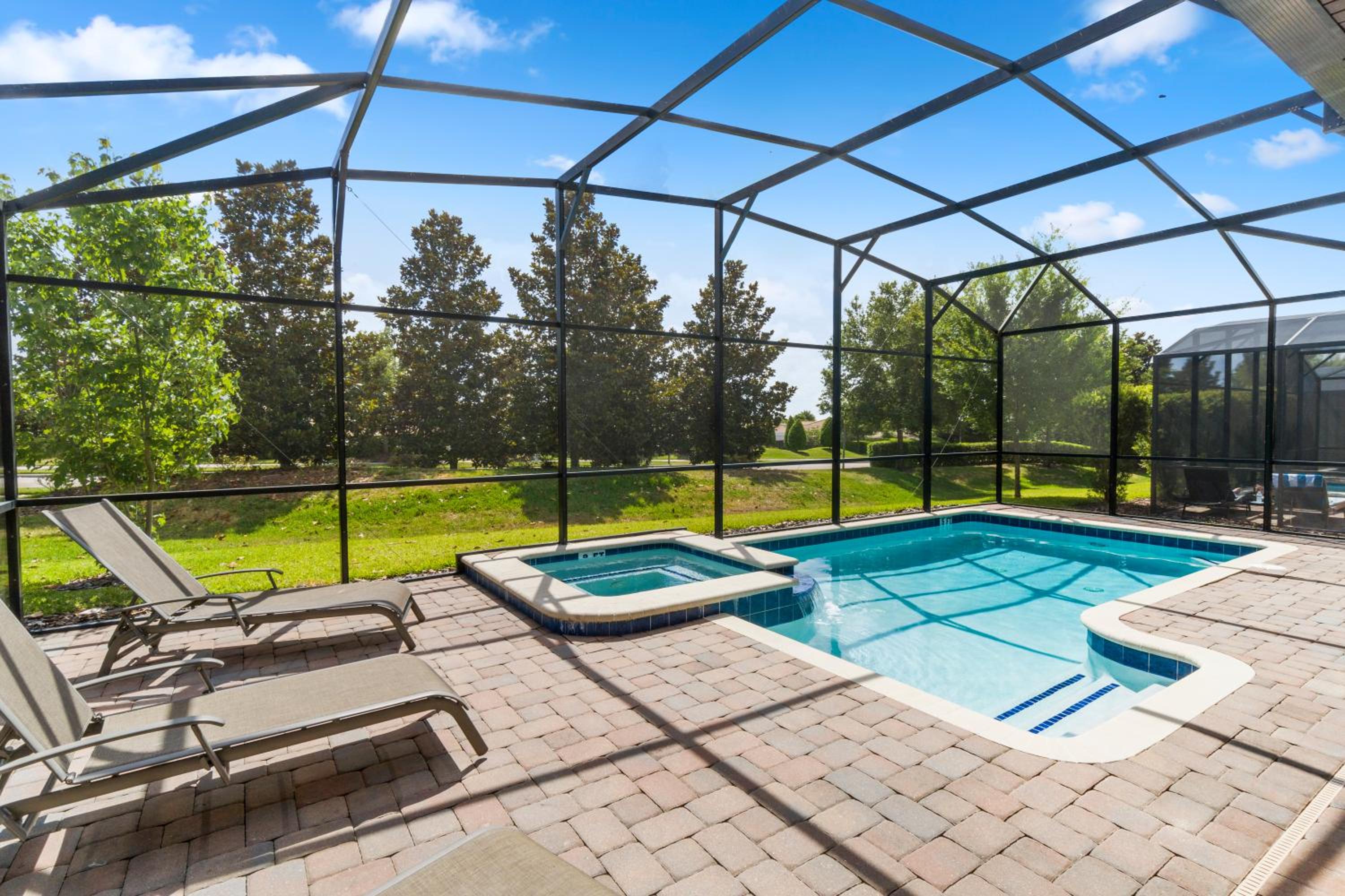 Rolling Skies 9BR Pool & Spa Near Disney view 4