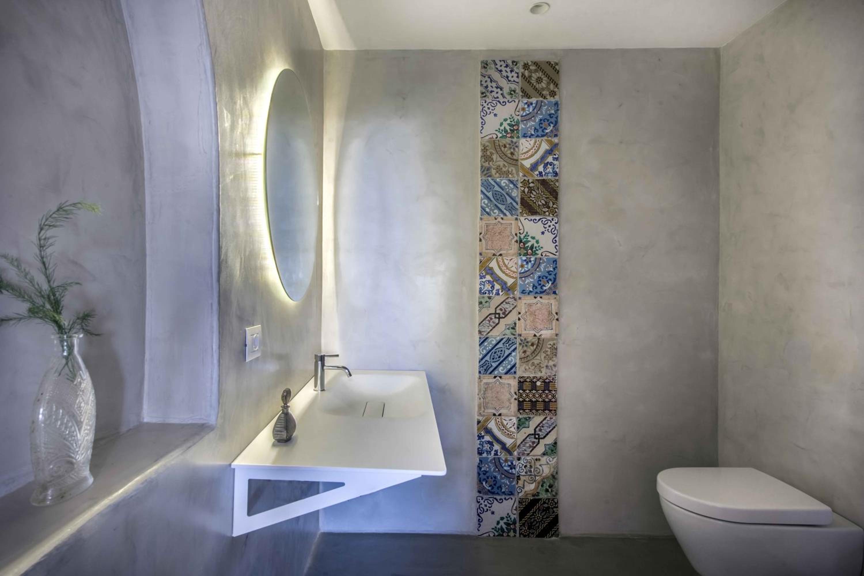 Salina Case Vacanza en Malfa — bathroom