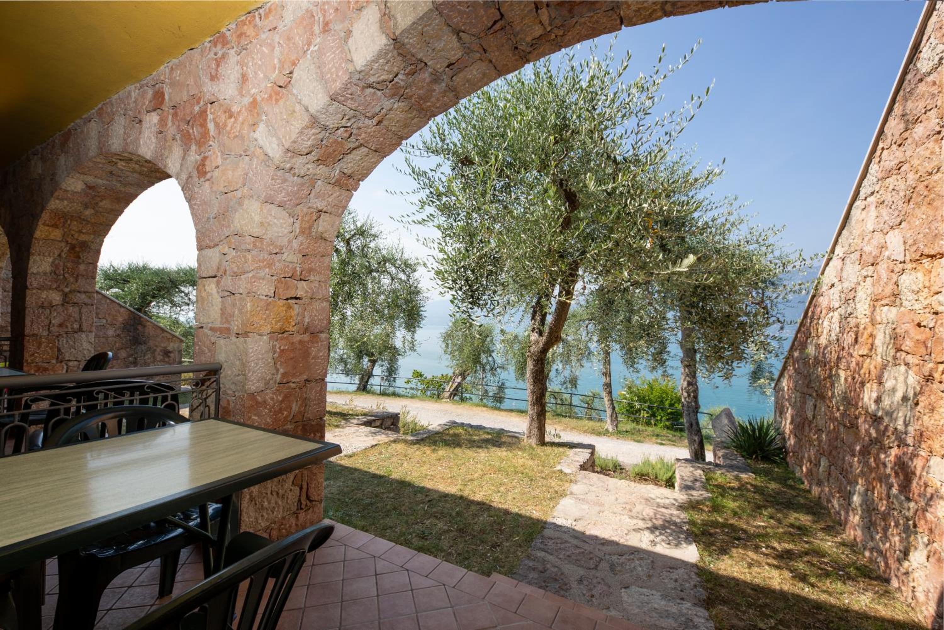 outdoor BBQ area