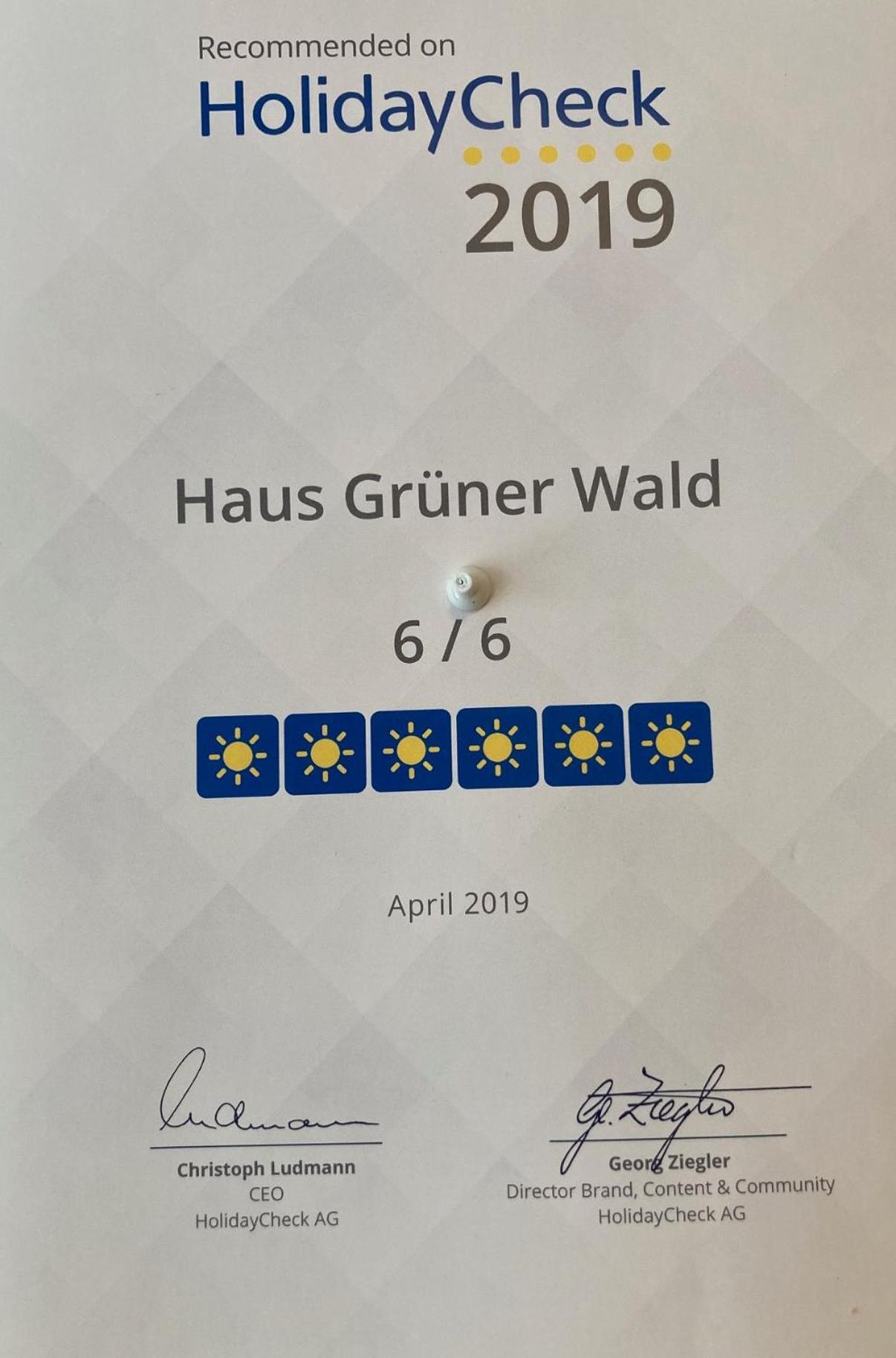 Haus grüner Wald