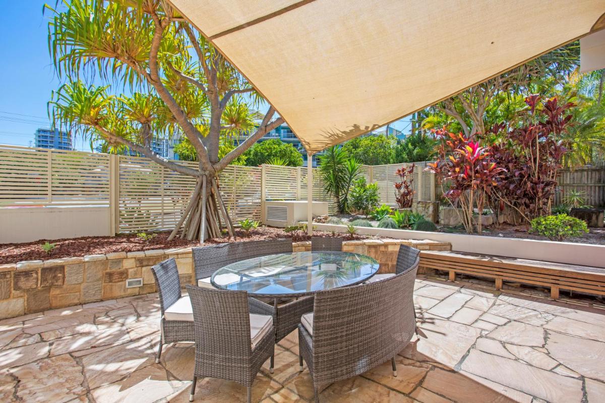 outdoor BBQ area