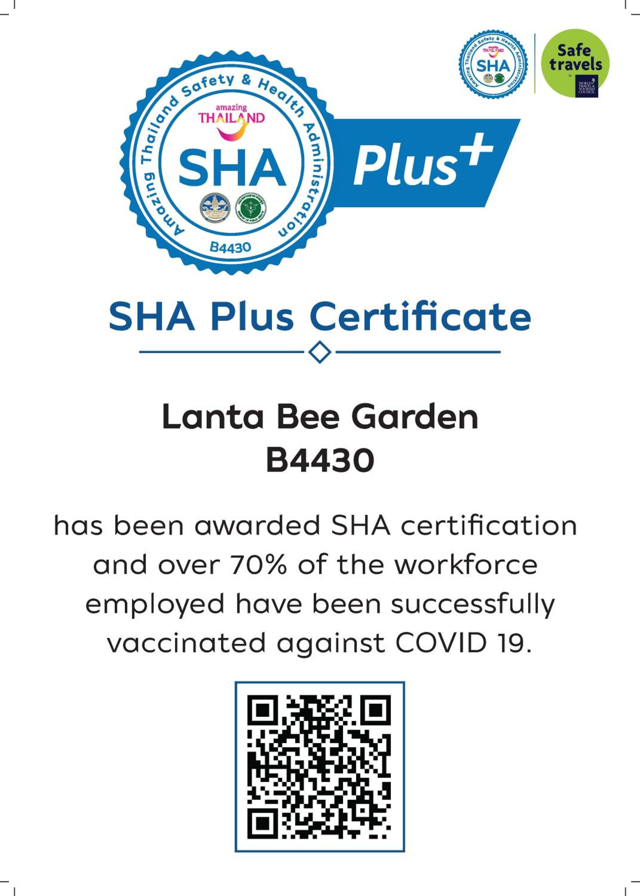 Lanta Bee Garden Bungalow SHA Extra Plus