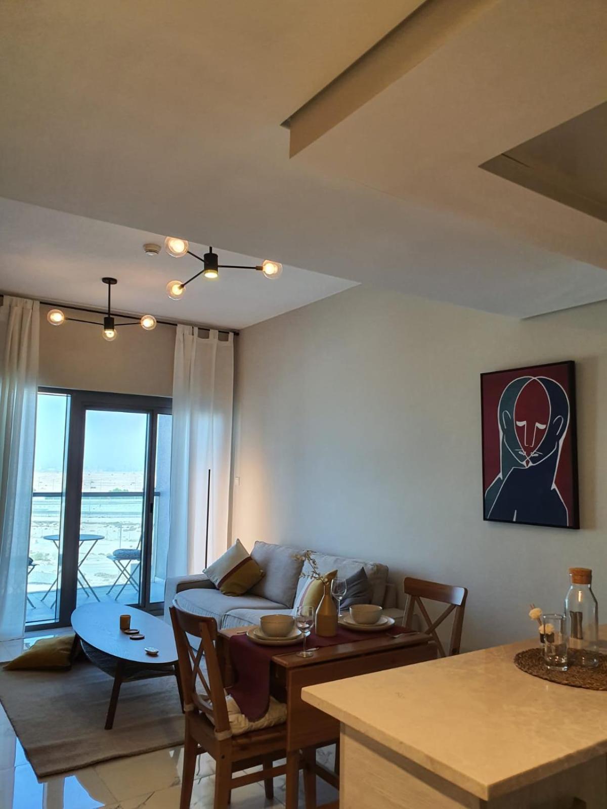 Cozy 1-bedroom apartment in Dubai South with Pool